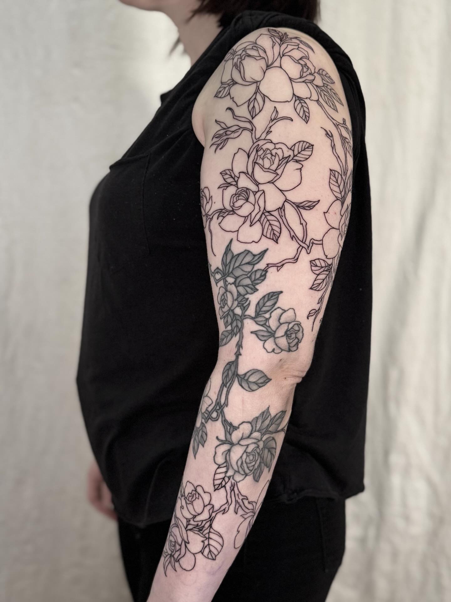 Tattoo by @hillary_blair — black_and_grey