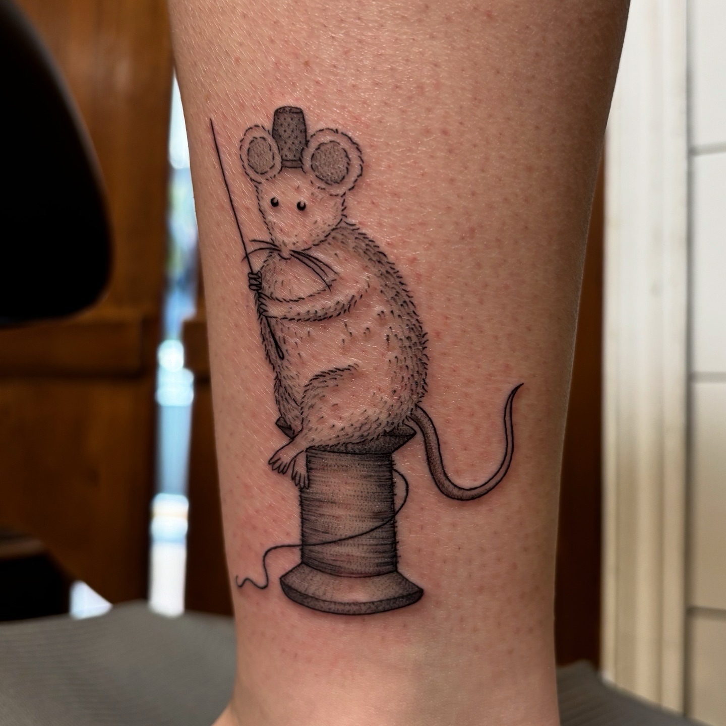 Tattoo by @daynatattoos — black_and_grey