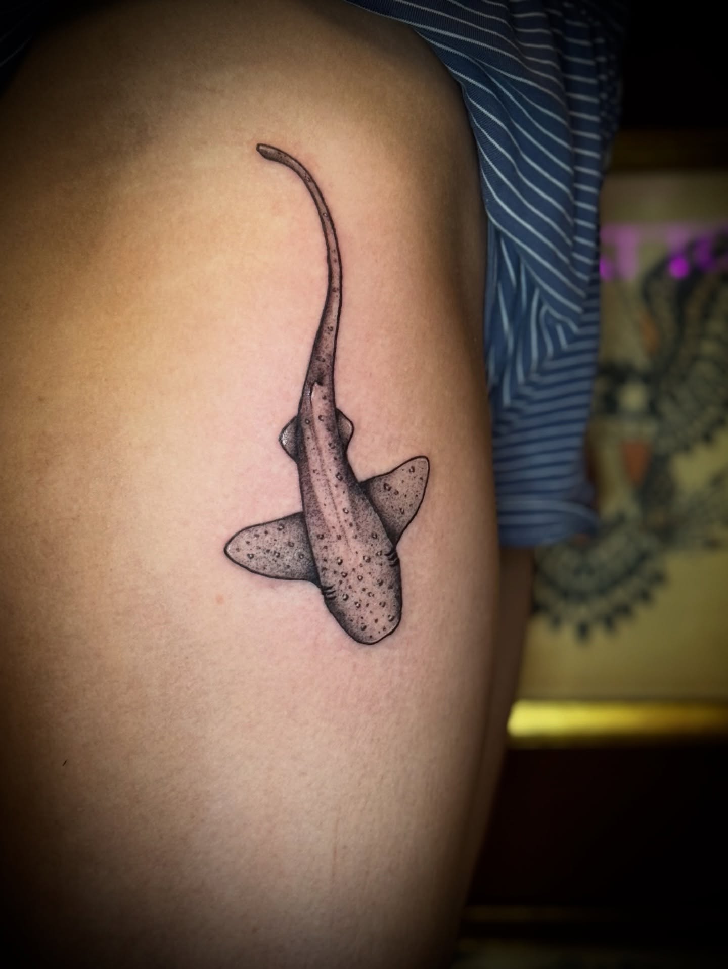 Tattoo by @justinmctattoos β dotwork