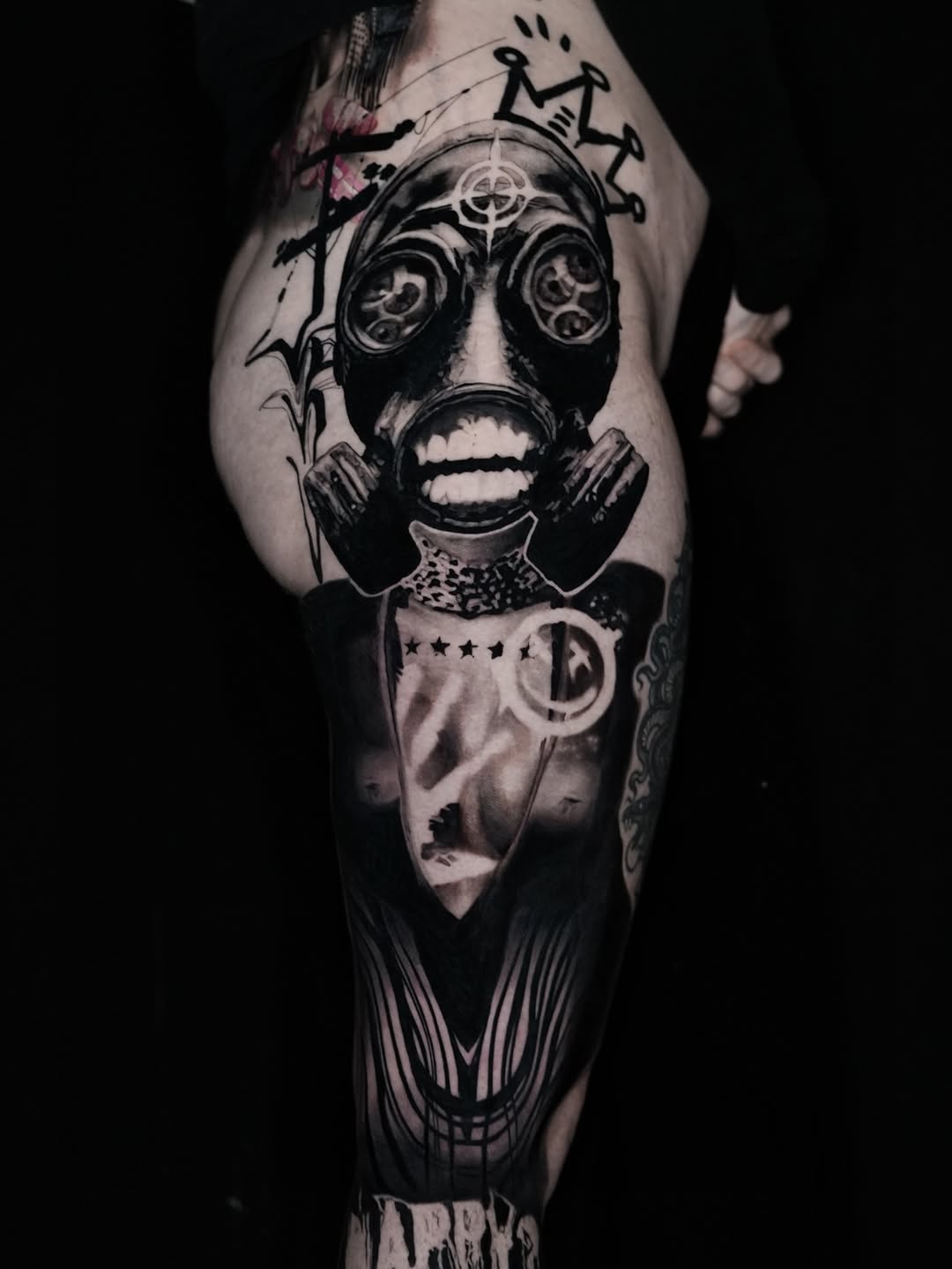 Tattoo by @inkbylexi — black_and_grey, realism
