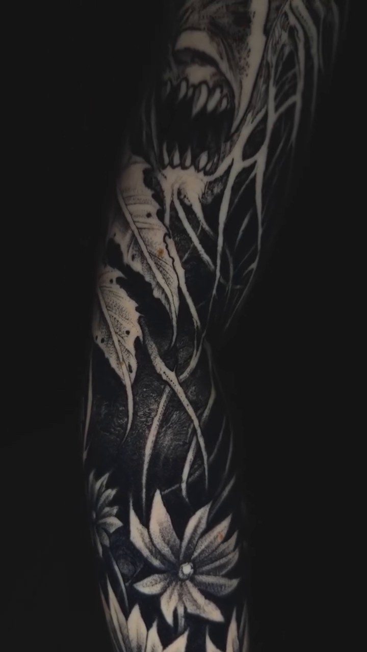 Tattoo by @sflpczk — dark_realism, black_and_grey