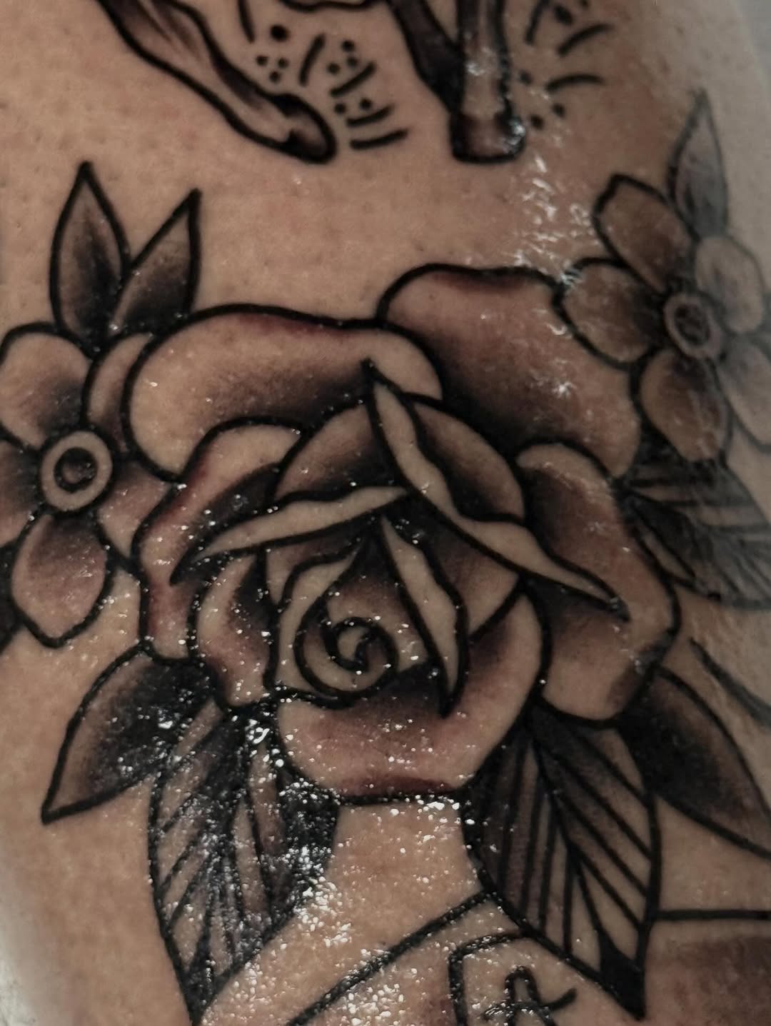 Tattoo by @loco_livin — american_traditional, black_and_grey