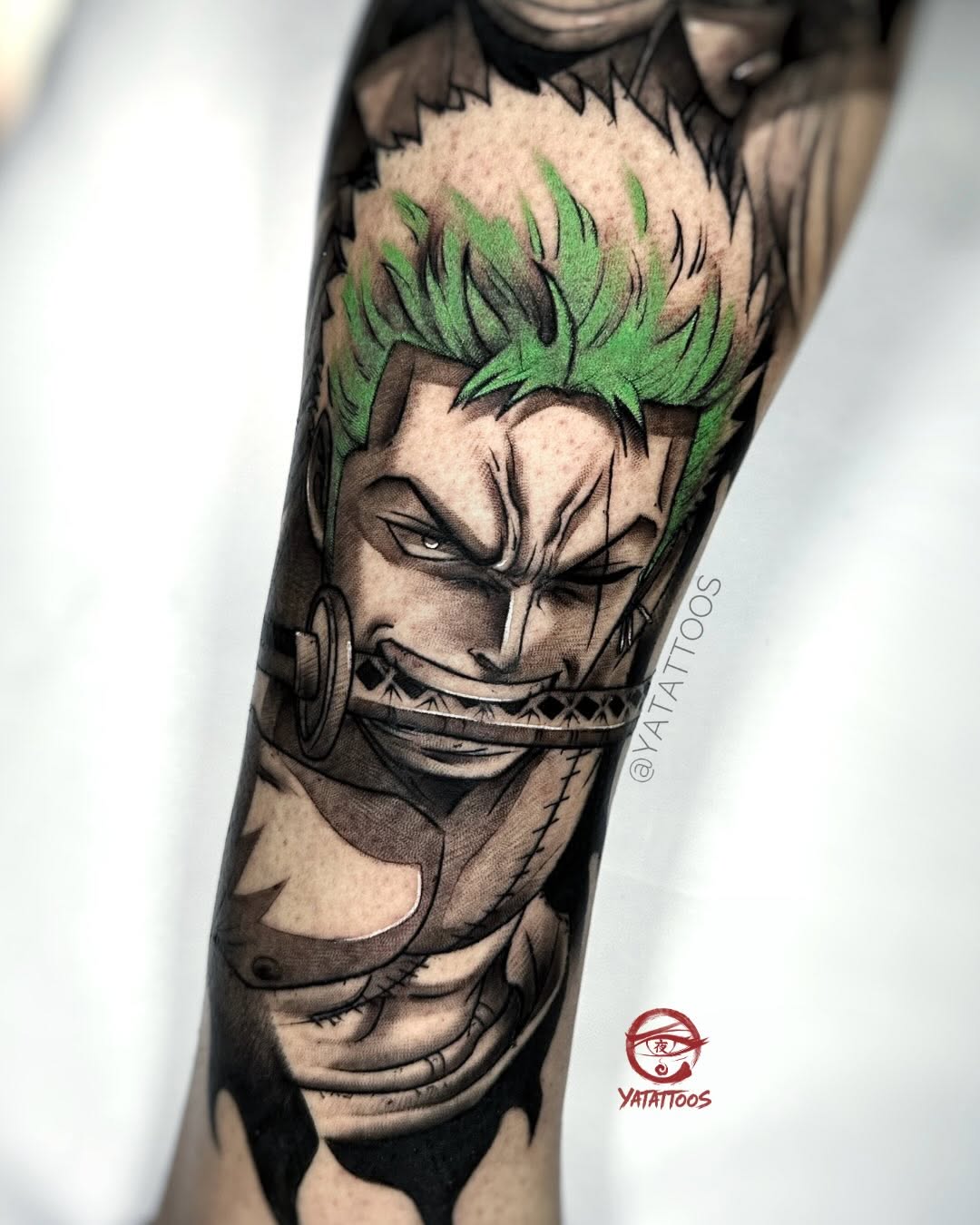 Tattoo by @yatattoos — anime, realism