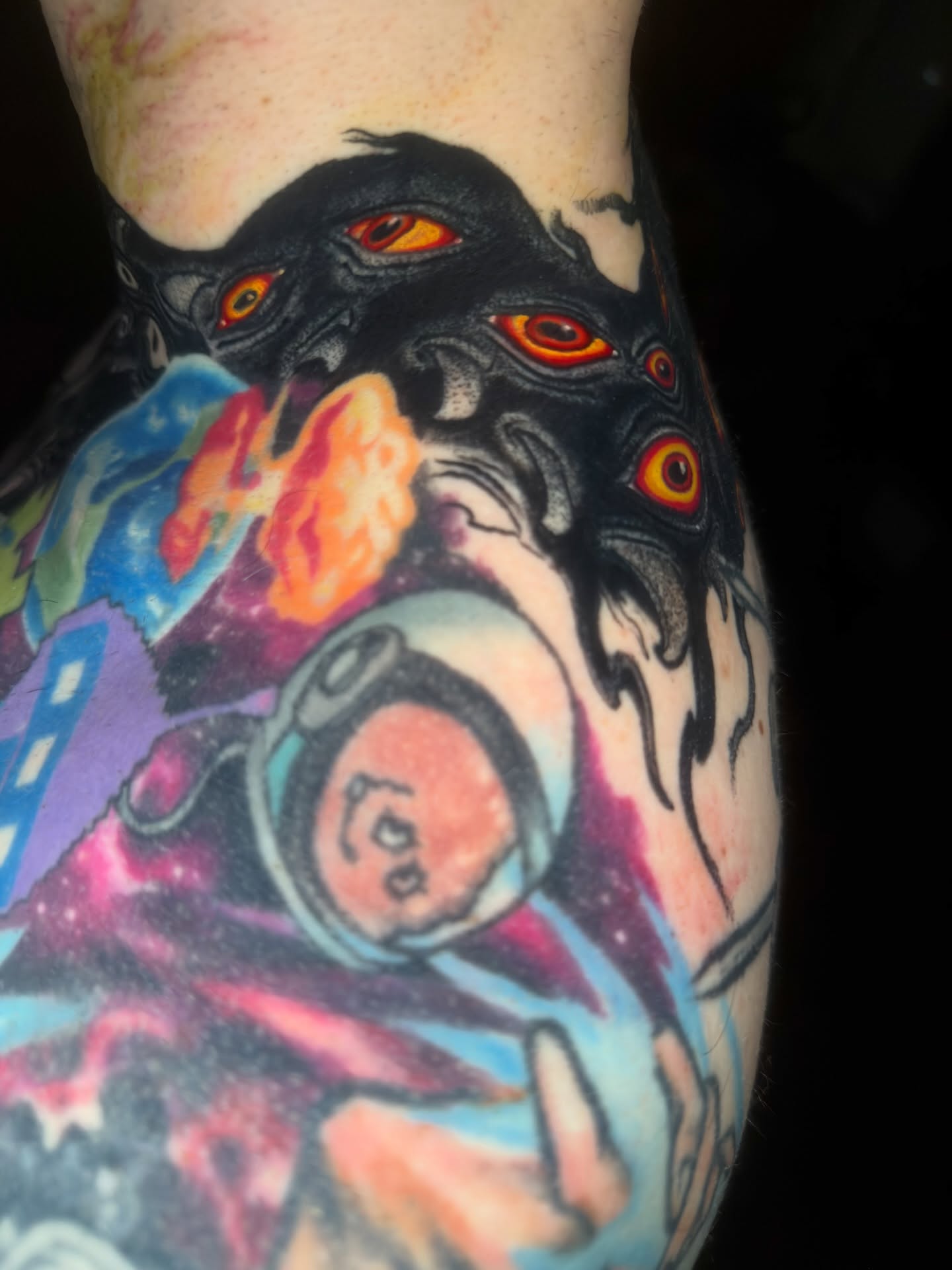 Tattoo by @blackbisontattoo β new_school, surrealism