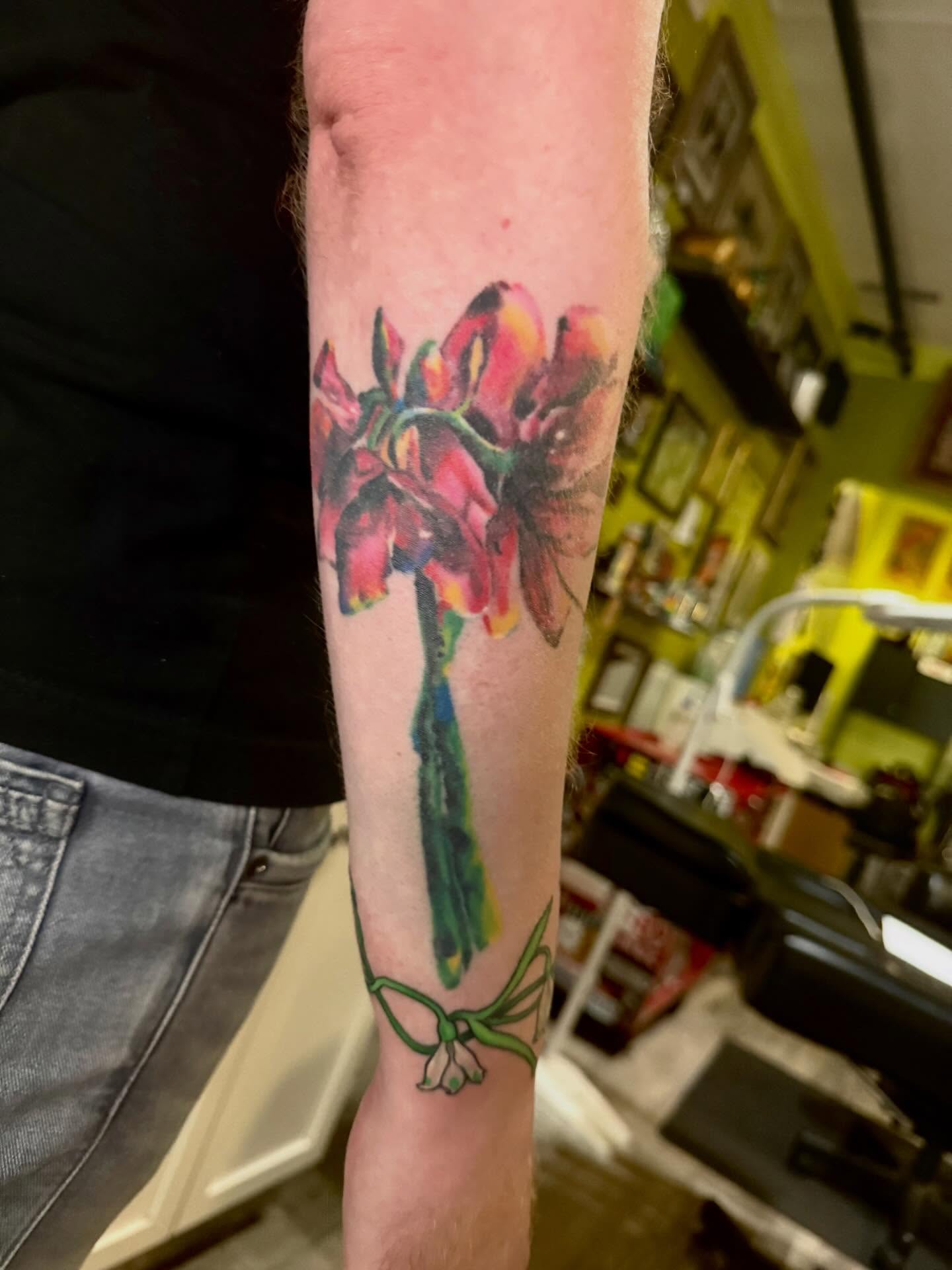 Tattoo by @stevielichous — watercolor