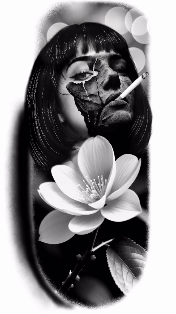 Tattoo by @ericbadantattoos โ realism, black_and_grey