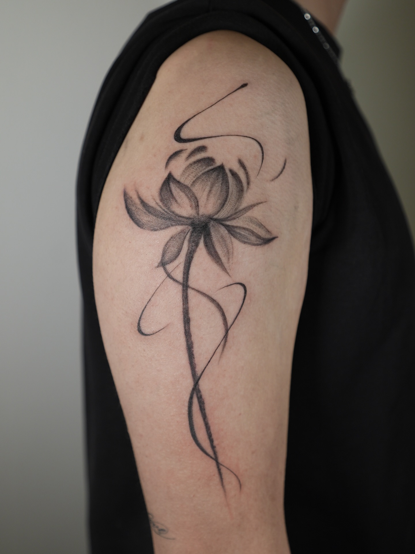 Tattoo by @sobi.tattoos — black_and_grey