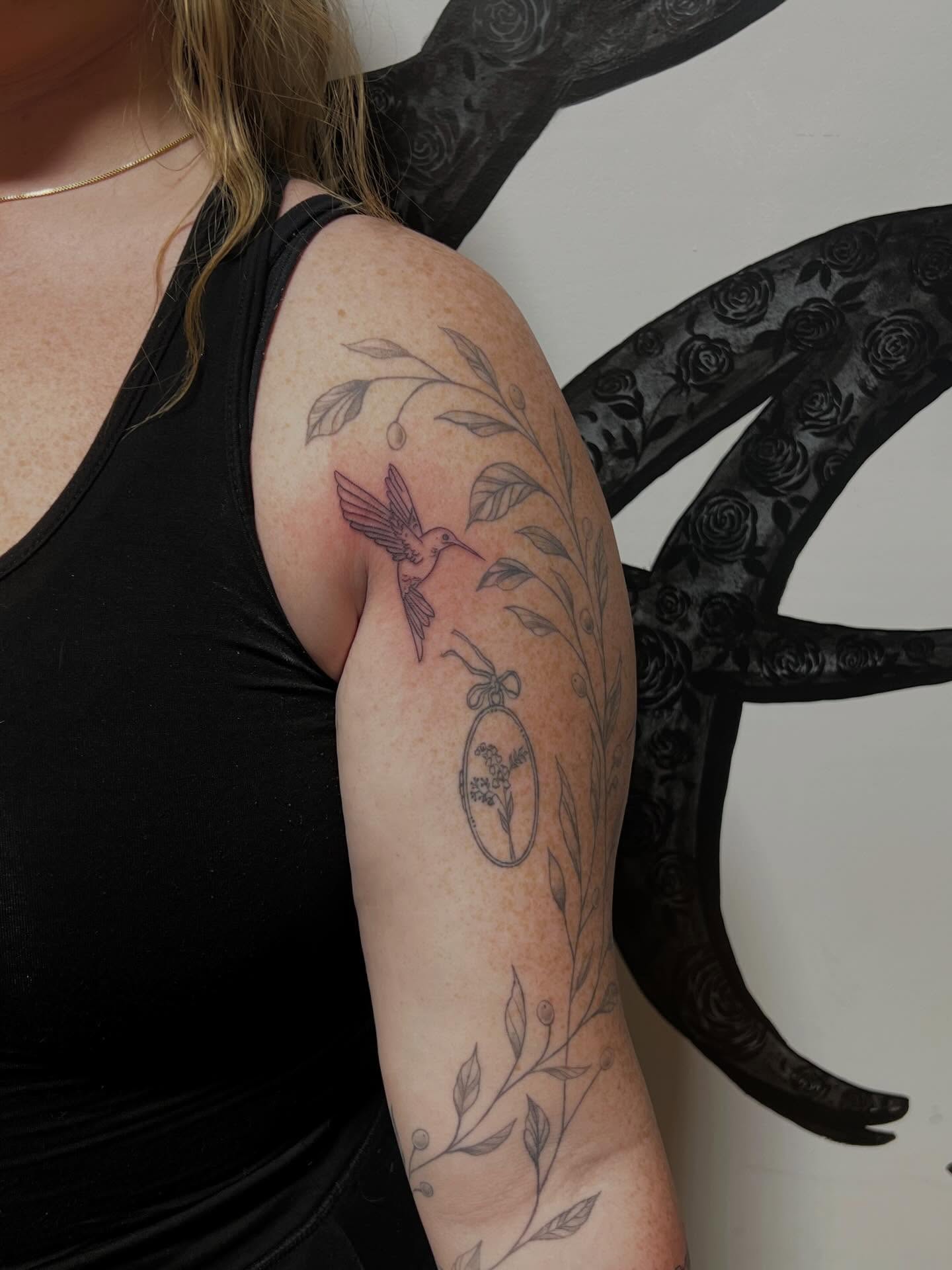 Tattoo by @lynk.art — fine_line, black_and_grey