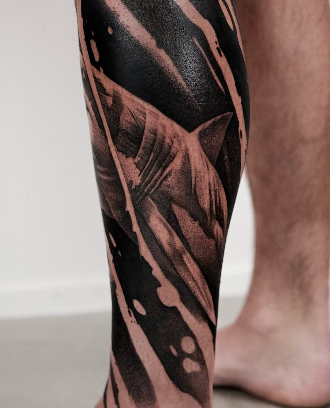 Tattoo by @who_is_ryu — blackwork, realism