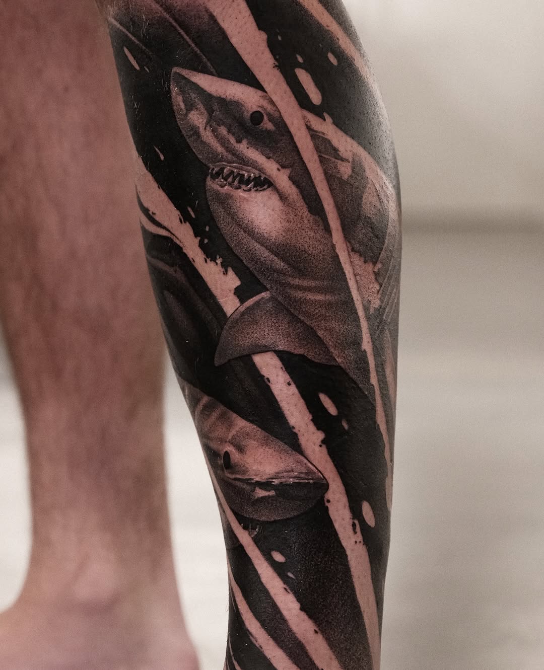 Tattoo by @who_is_ryu — realism, black_and_grey