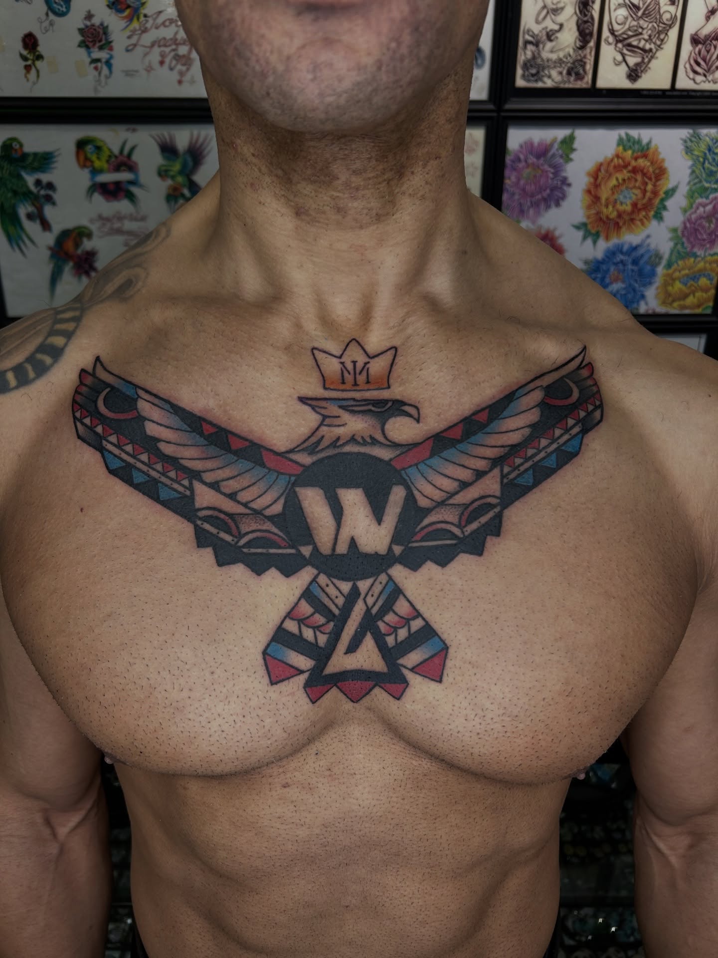 Tattoo by @austincpratttattoo — american_traditional, geometric