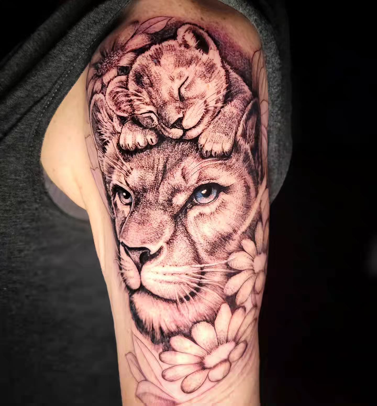 Tattoo by @tatsbyjesse — realism, black_and_grey