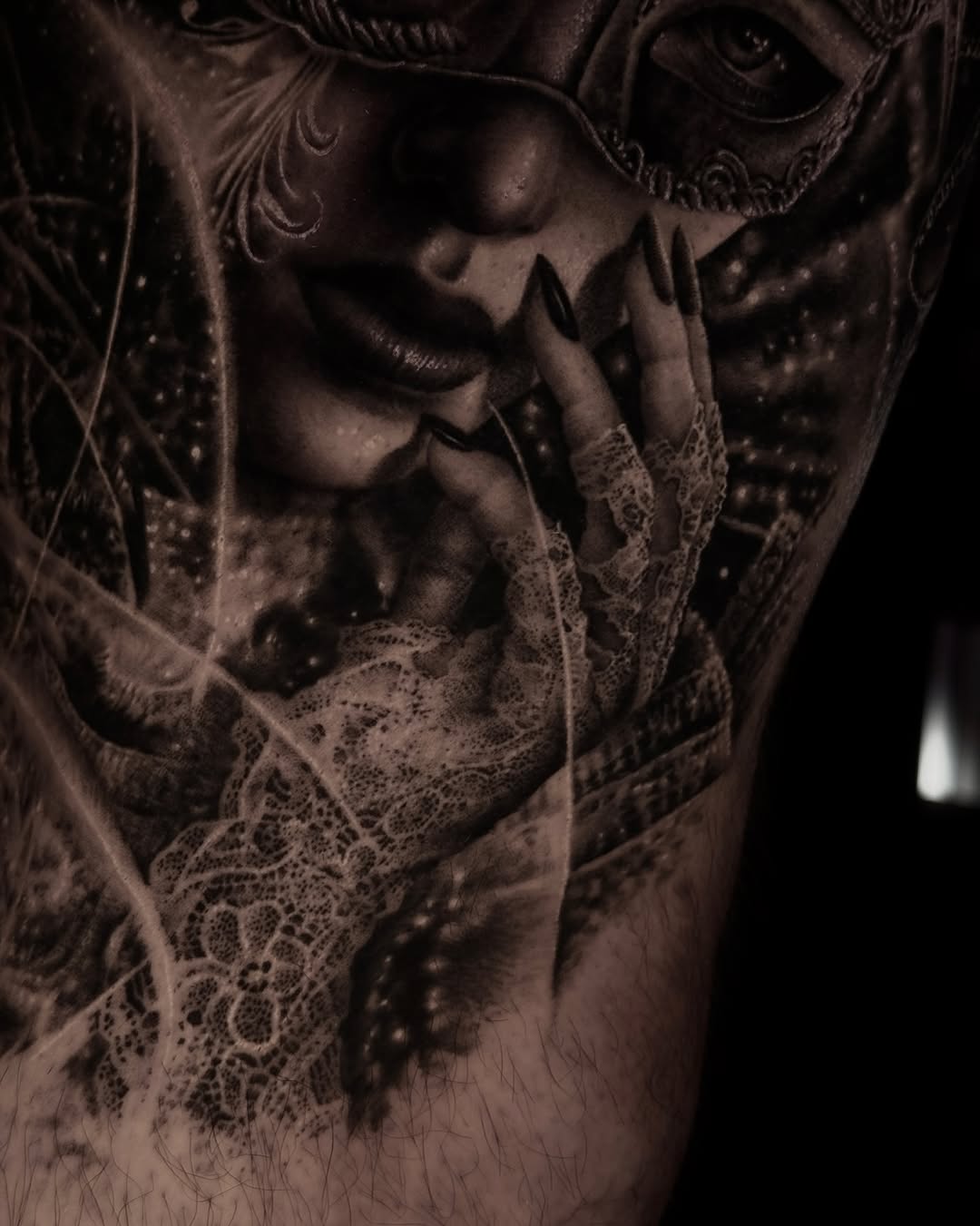 Tattoo work at Boston Tattoo Convention 2026