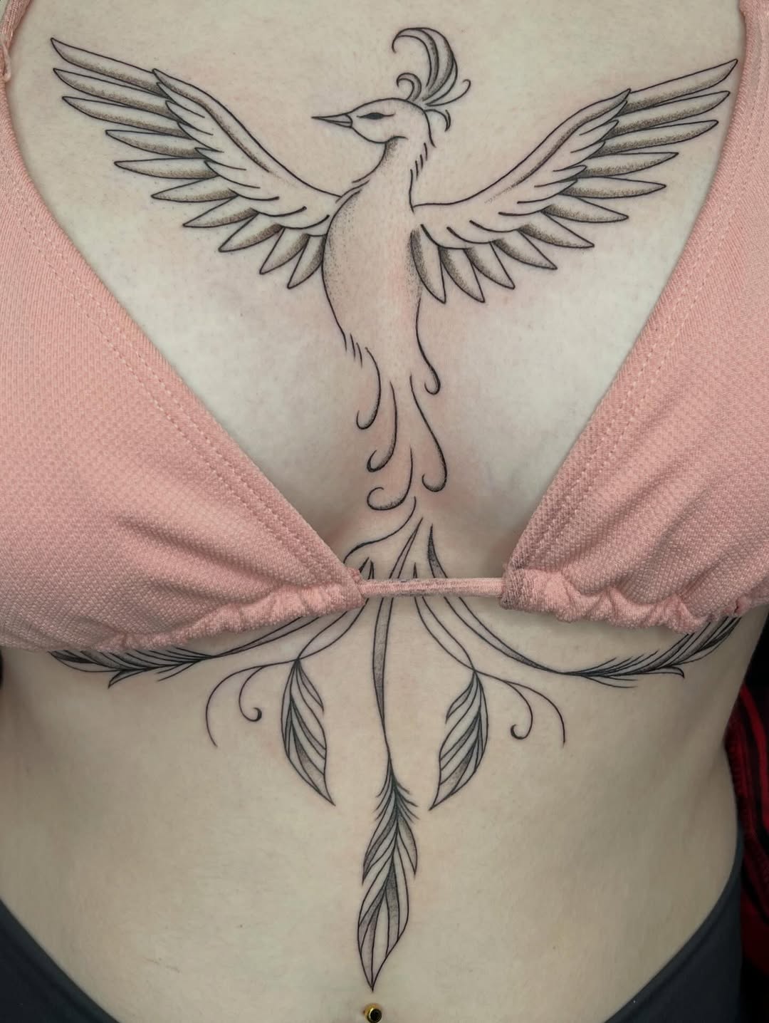 Tattoo by @elizagreed — fine_line, black_and_grey