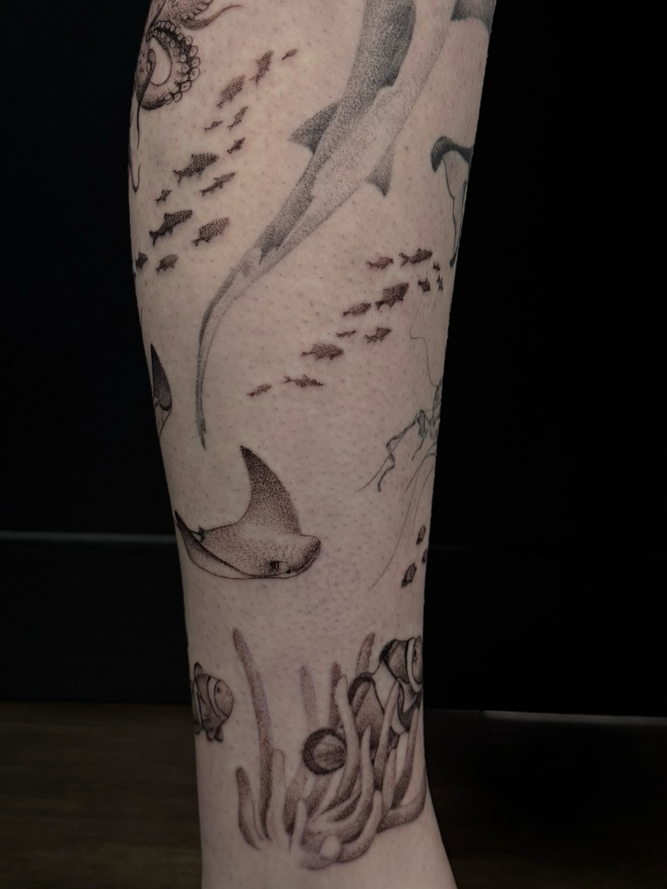 Tattoo by @alyssafazzino — dotwork, realism