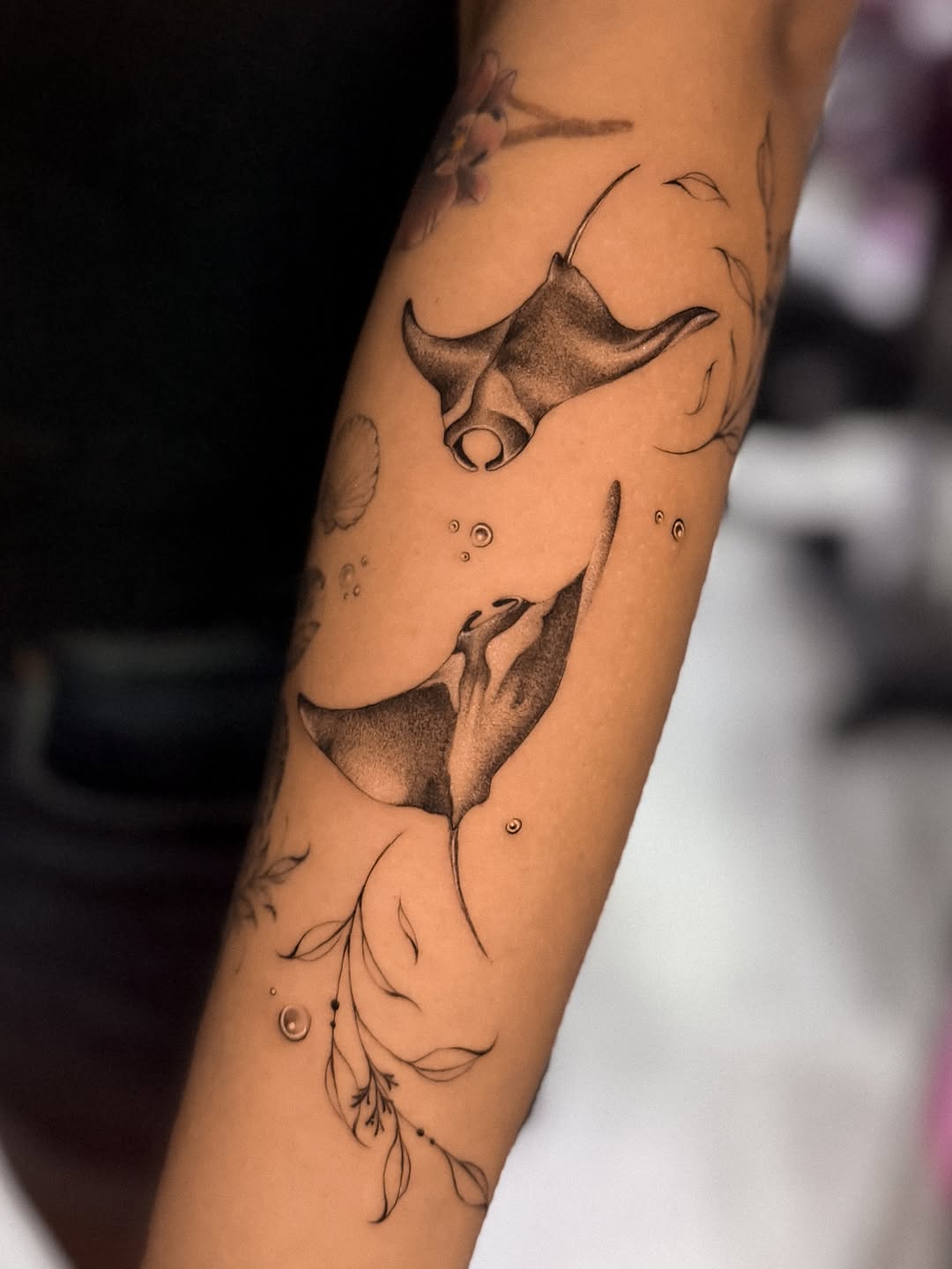 Tattoo by @night_inkaholik β fine_line, black_and_grey