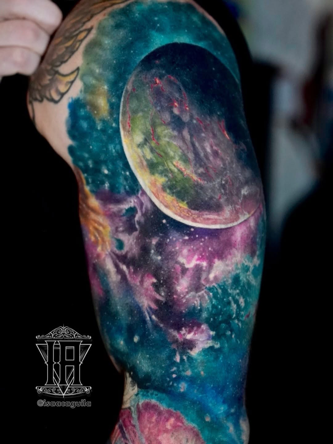 Tattoo by @isaacaguila โ realism, black_and_grey