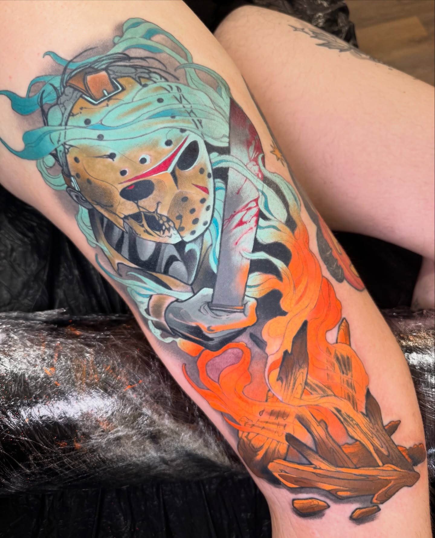 Tattoo by @sacred_crow — trash_polka
