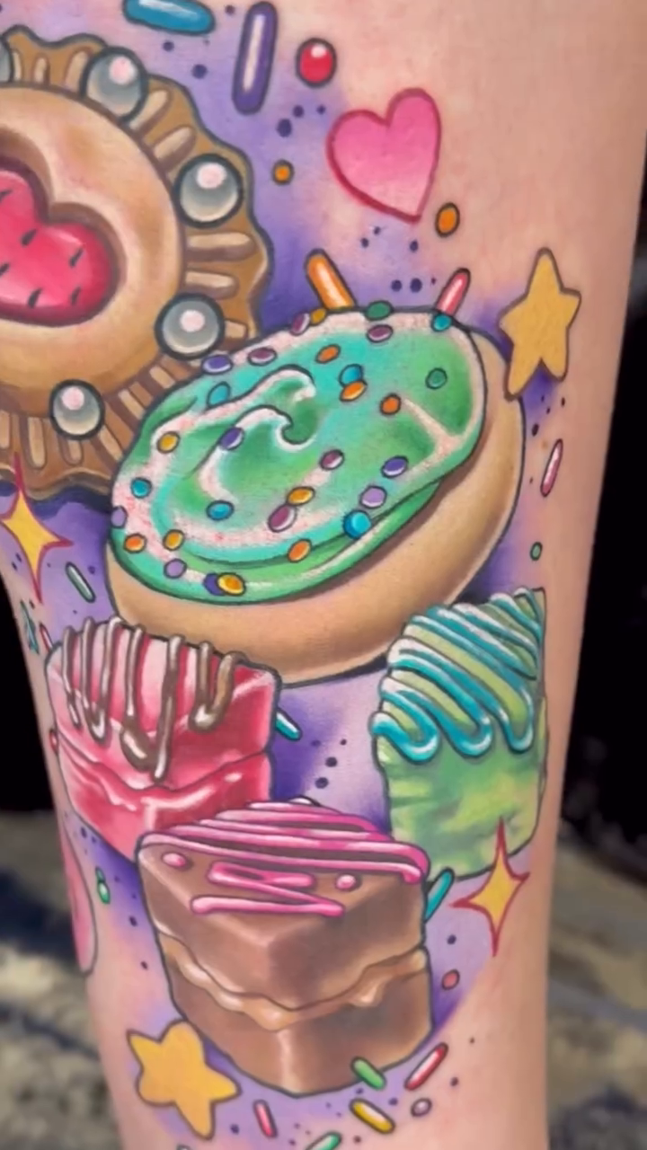 Tattoo by @aarisprout — neo_traditional, new_school