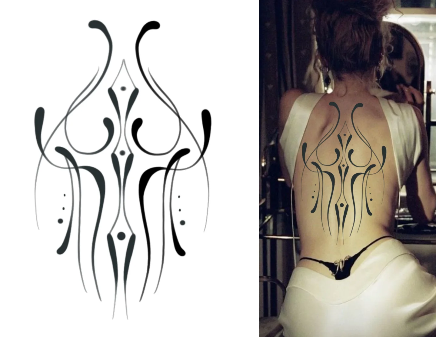 Tattoo by @poked.protein — tribal