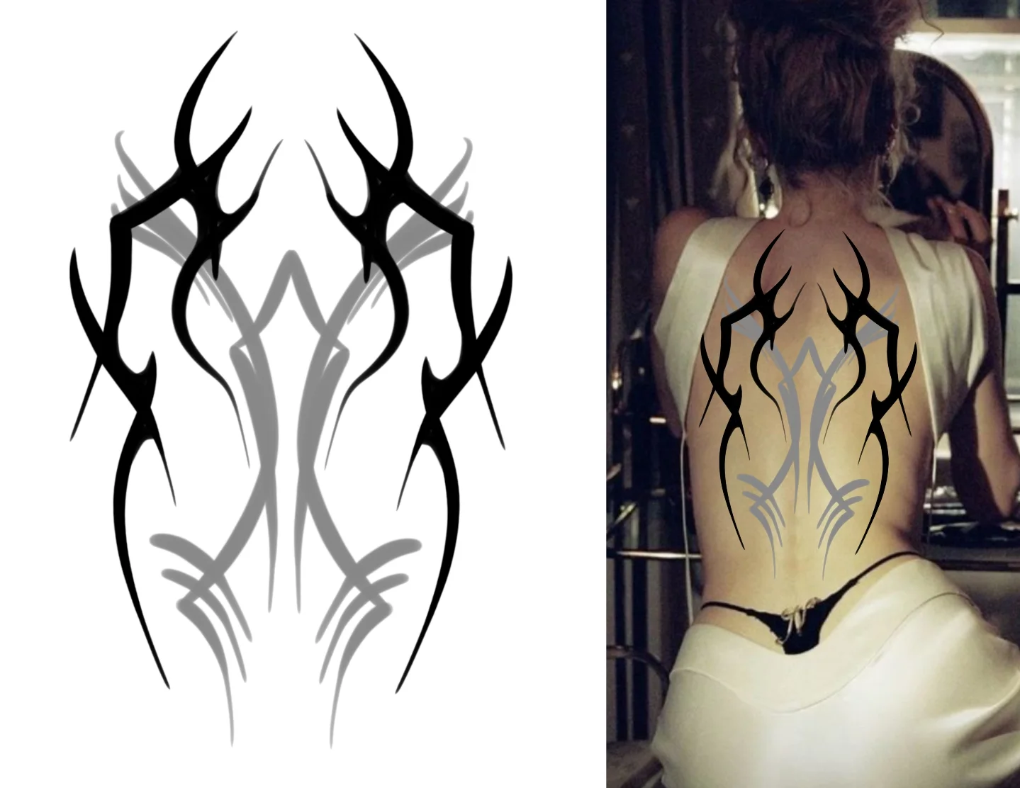 Tattoo by @poked.protein — tribal