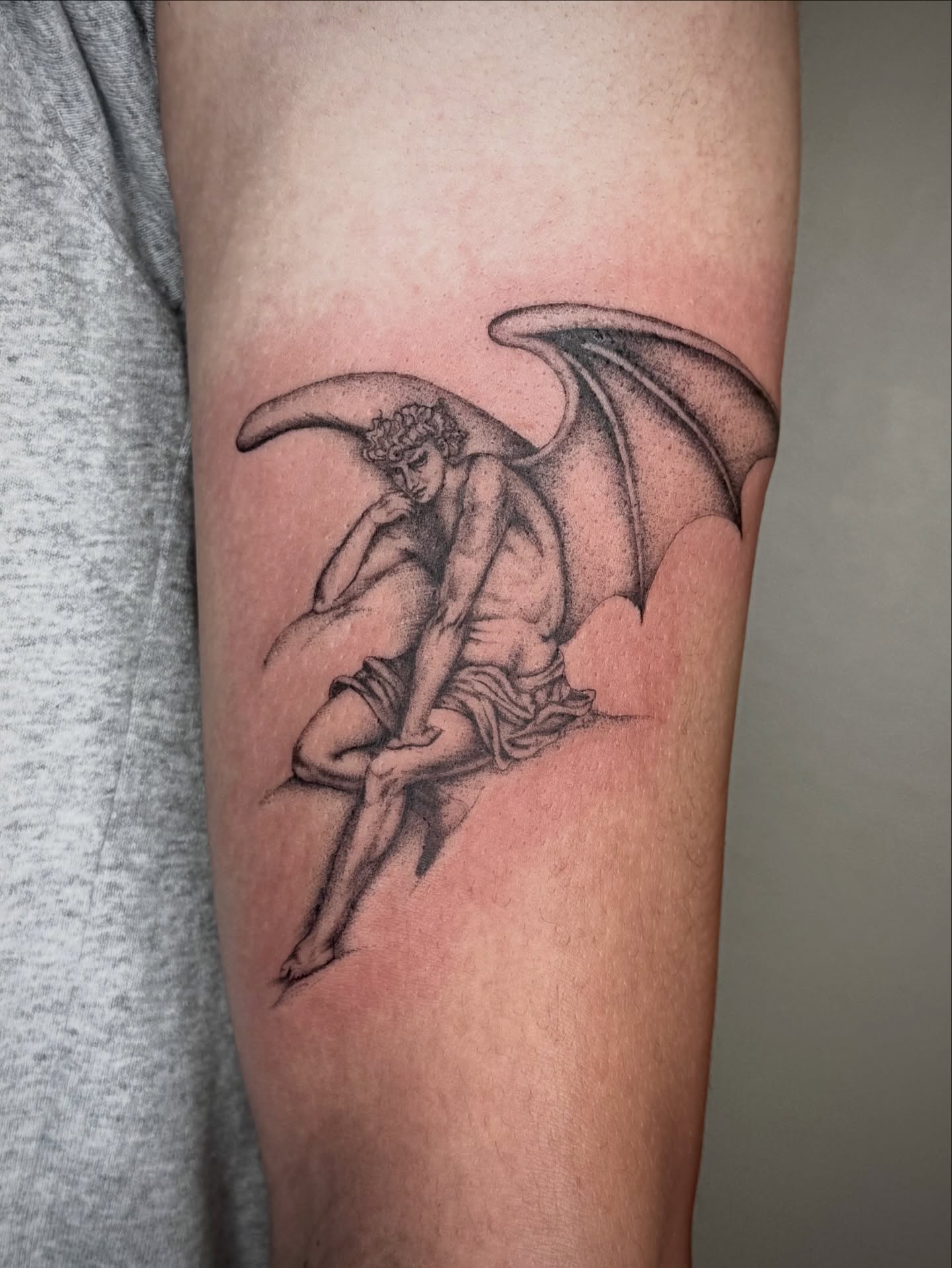 Tattoo by @zorniitsa — black_and_grey, realism