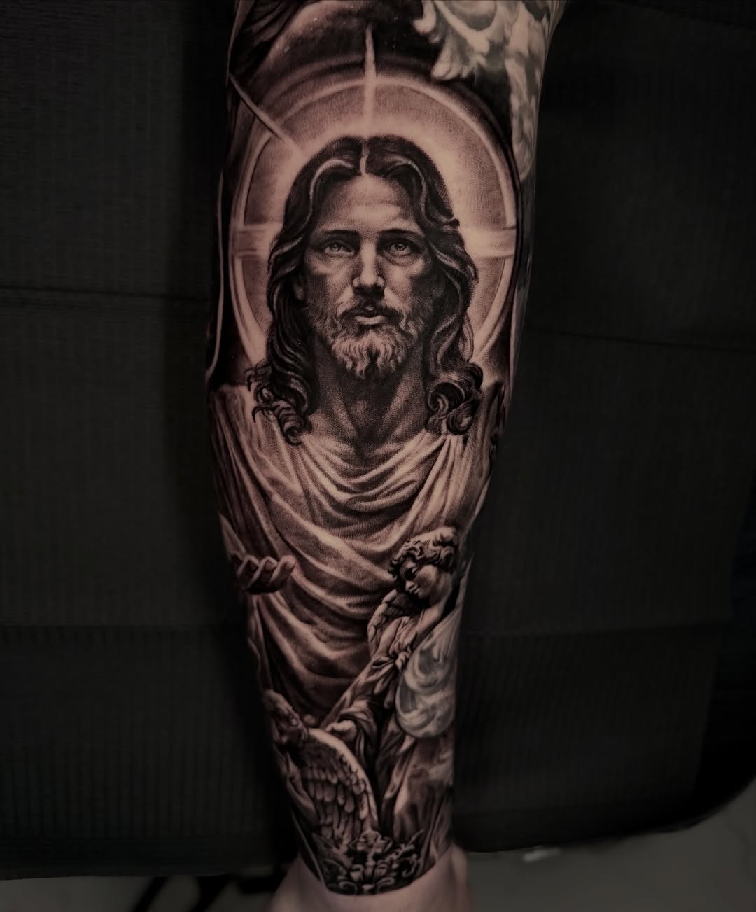 Tattoo by @armandius777 — realism, black_and_grey