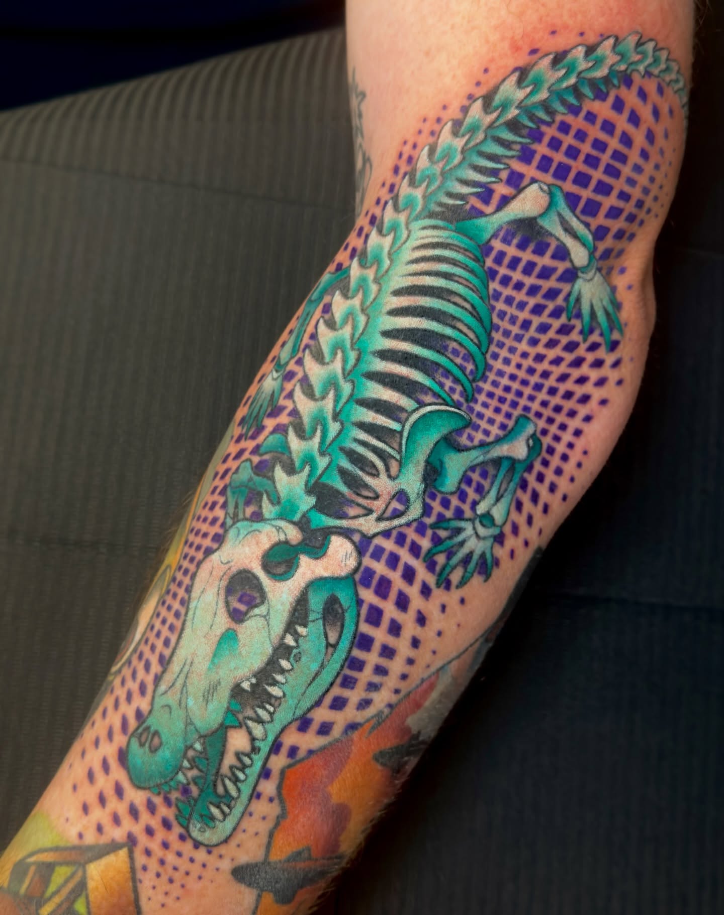 Tattoo by @lukemullinstattoos — american_traditional, dotwork