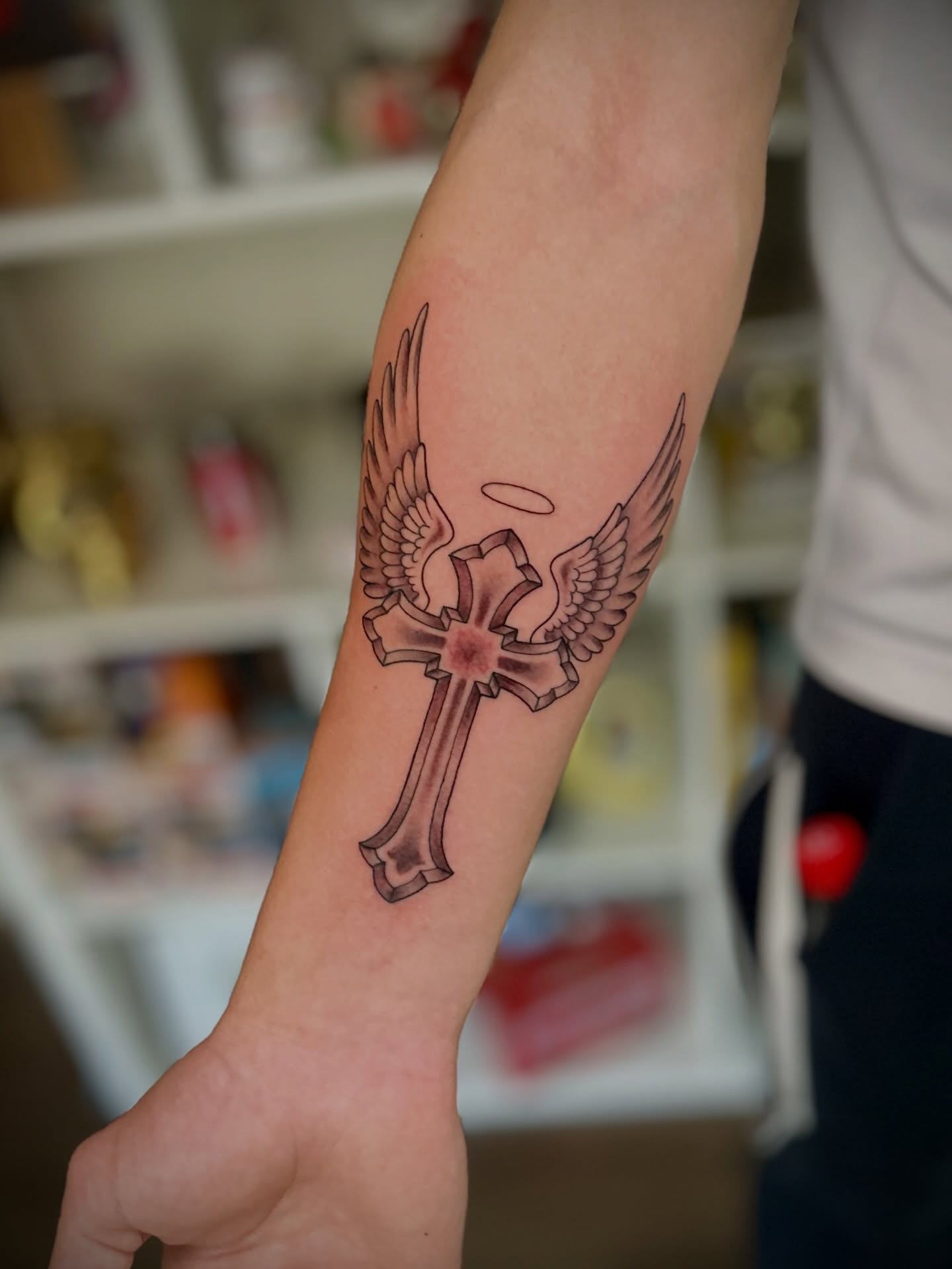 Tattoo by @tatt2st — black_and_grey