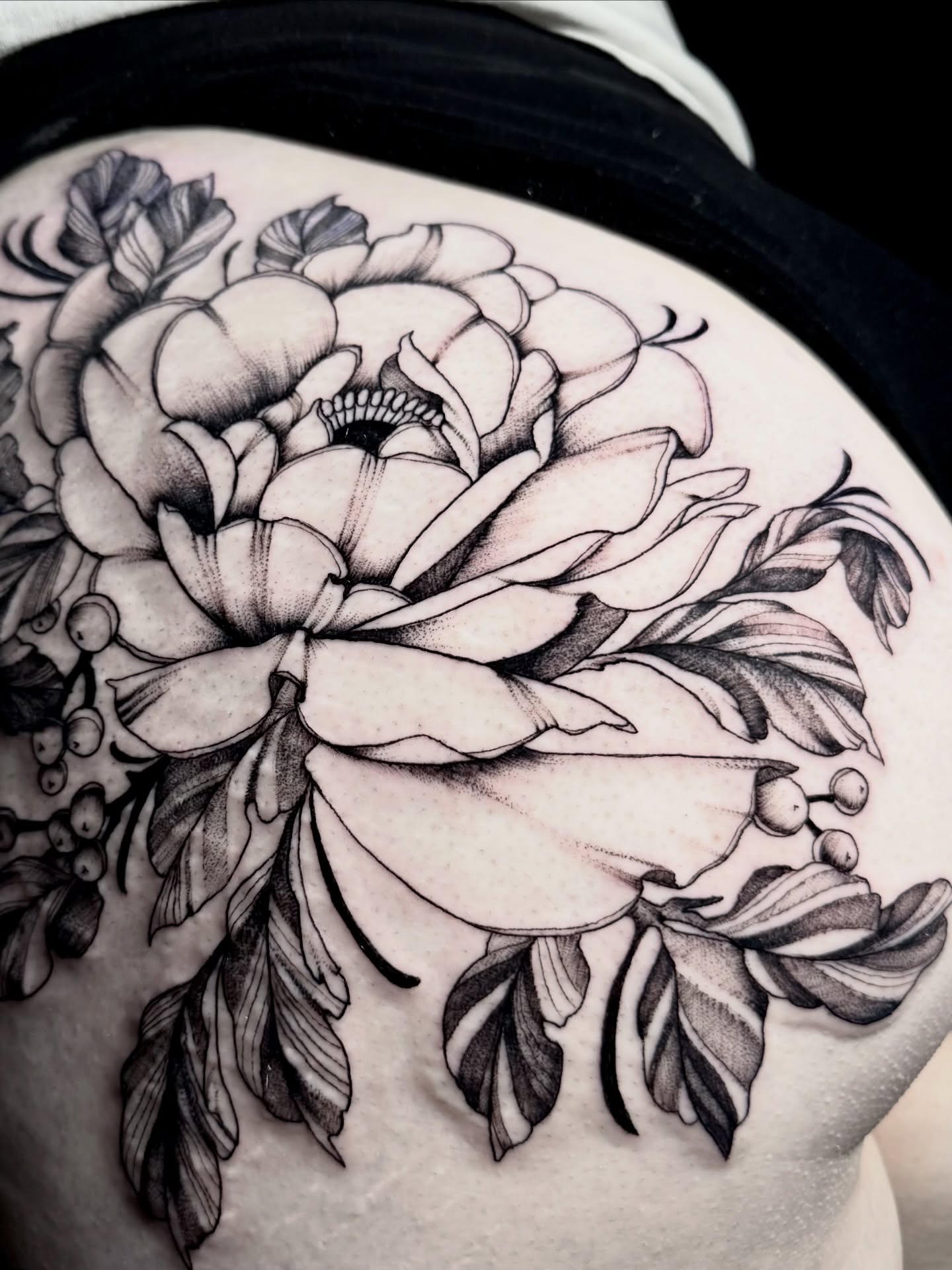 Tattoo by @counttatula β black_and_grey