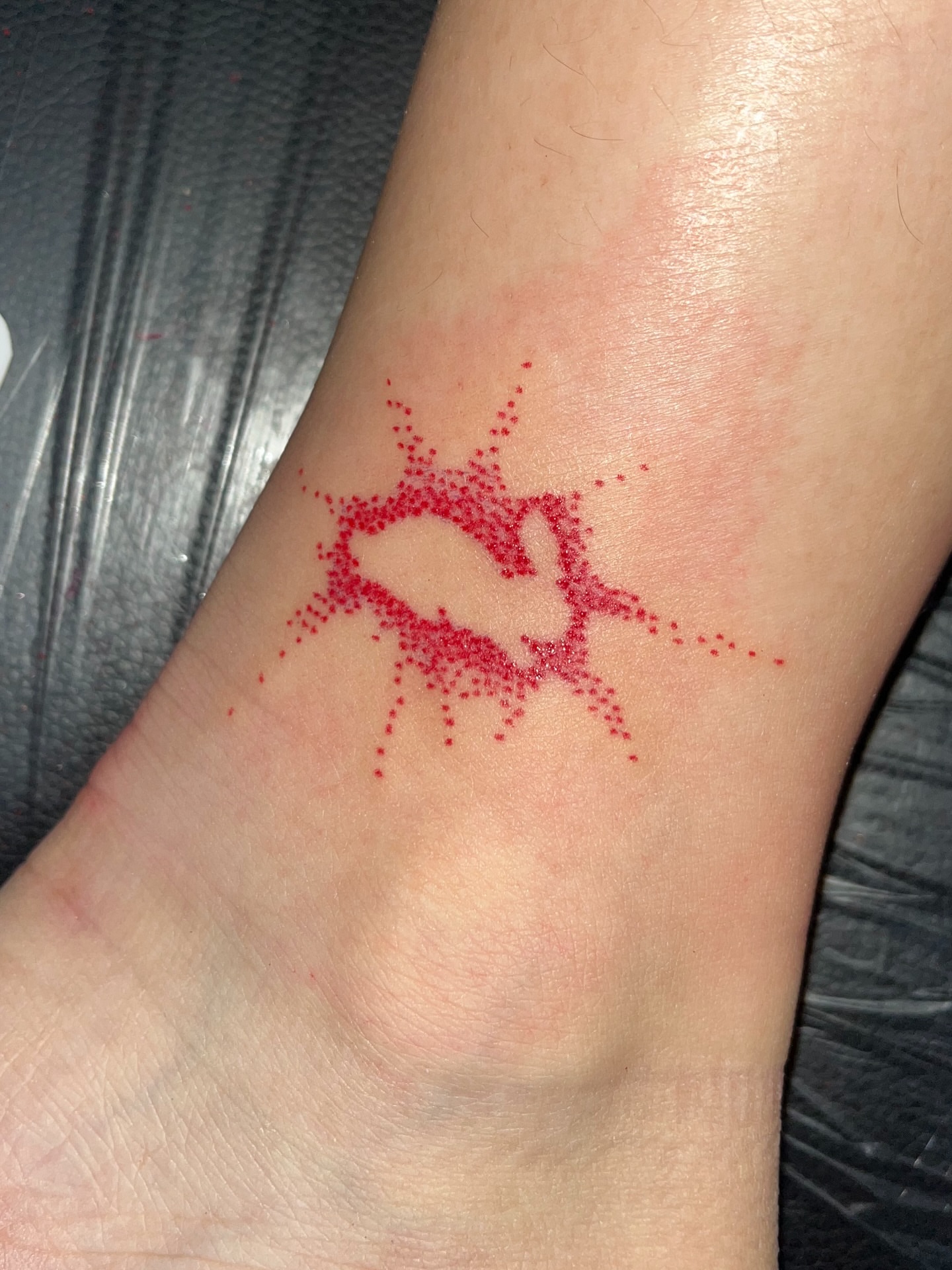 Tattoo by @swamp__slut — dotwork