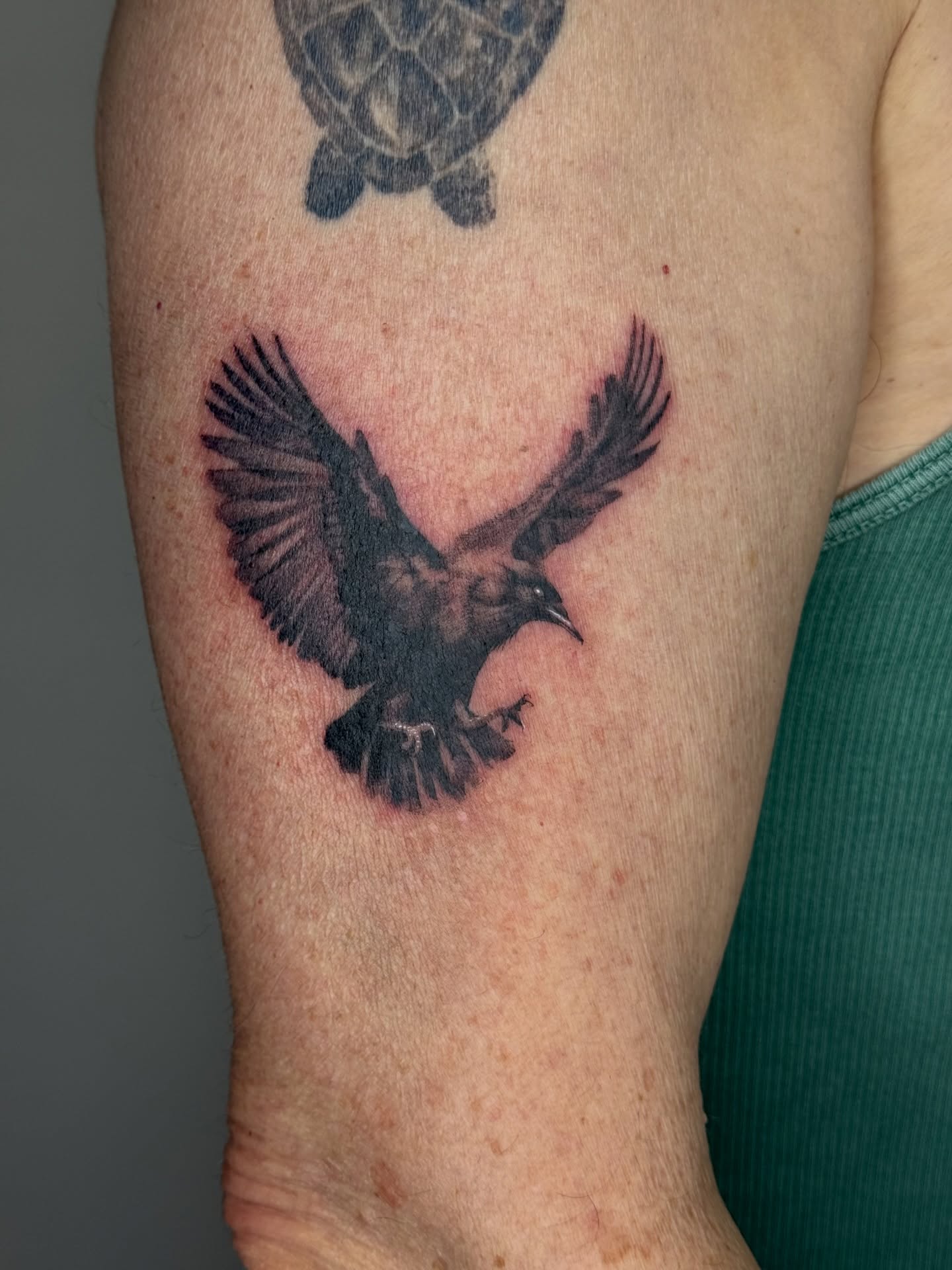 Tattoo by @yani.inkz — black_and_grey