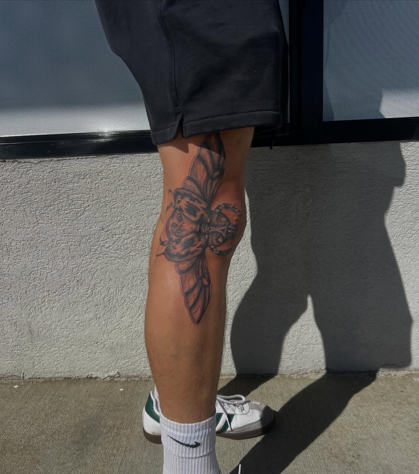 Tattoo by @darklunatattoos — black_and_grey