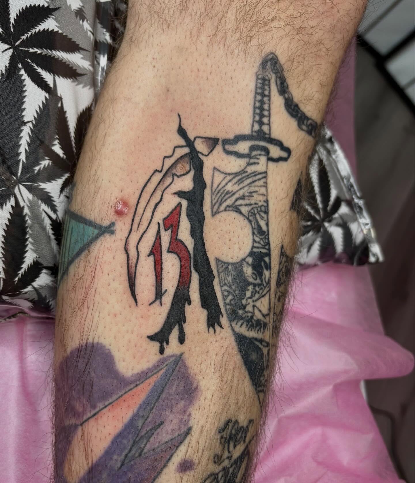 Tattoo by @morbid_studioss — black_and_grey