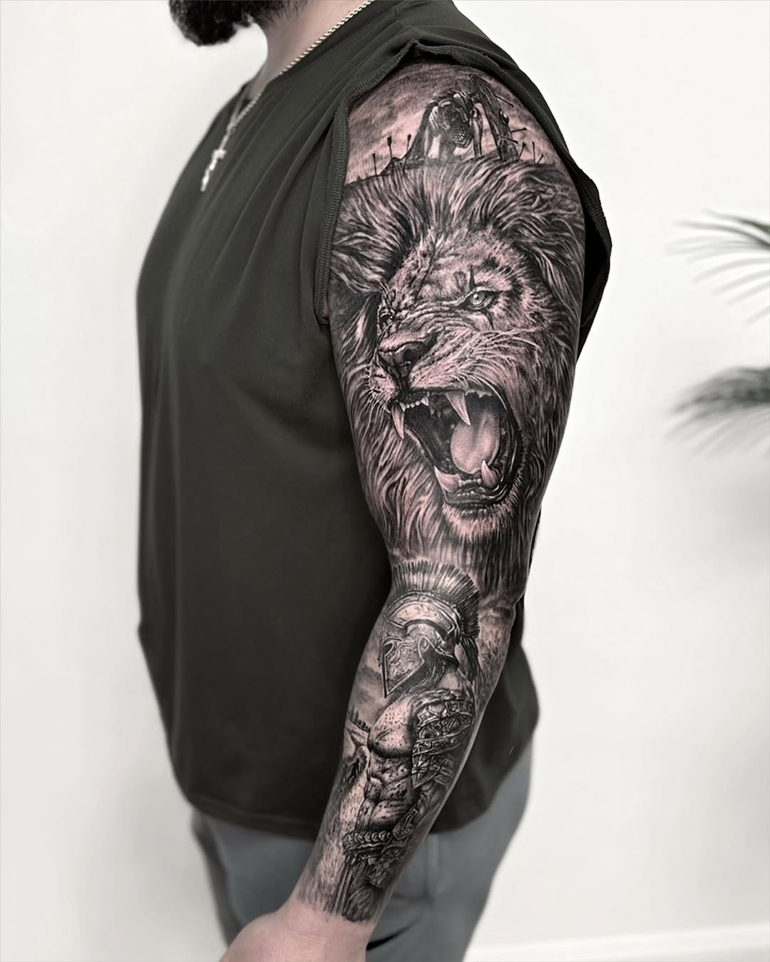 Tattoo by @enjoylifetattoos — realism, black_and_grey