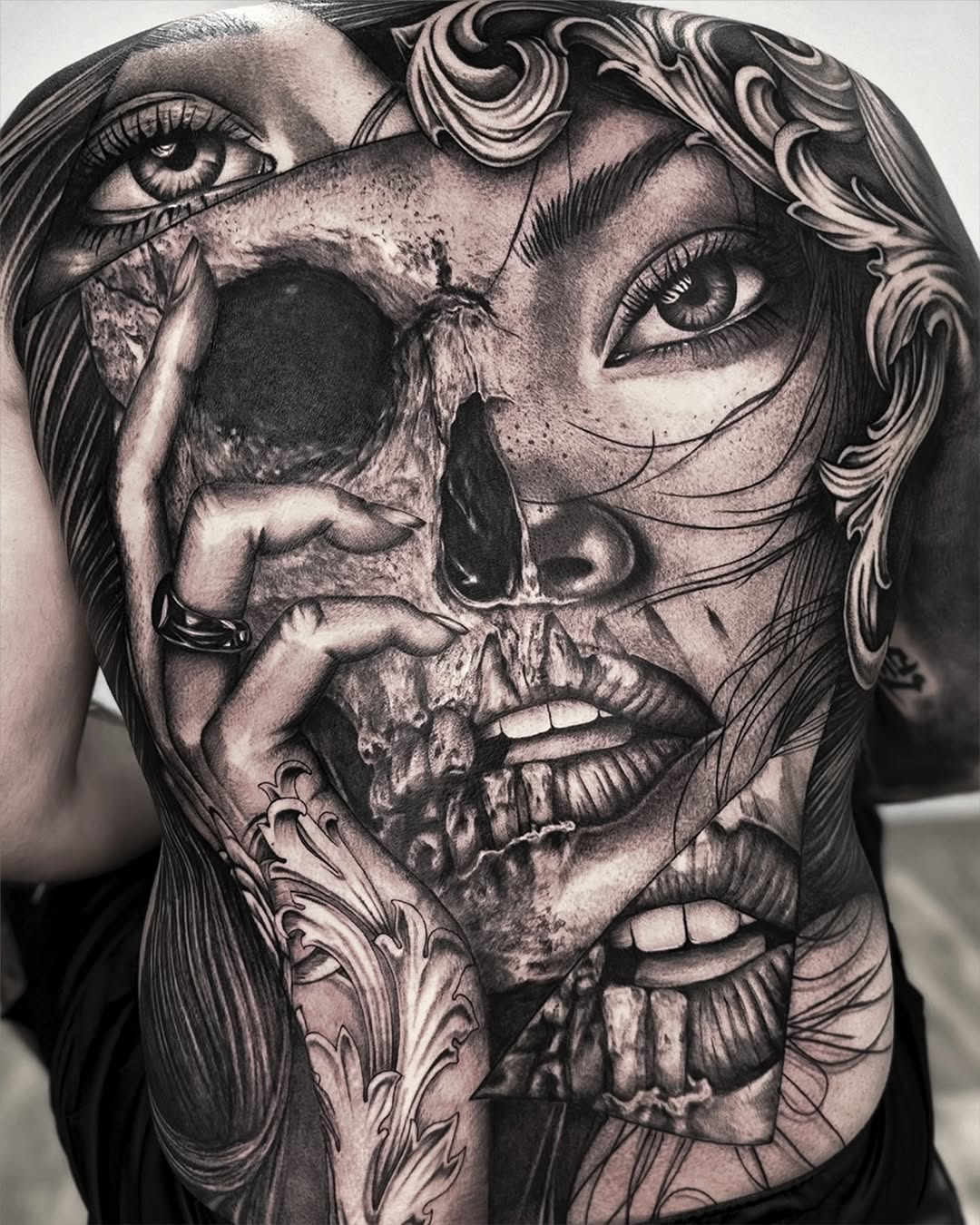 Tattoo by @enjoylifetattoos — black_and_grey, realism