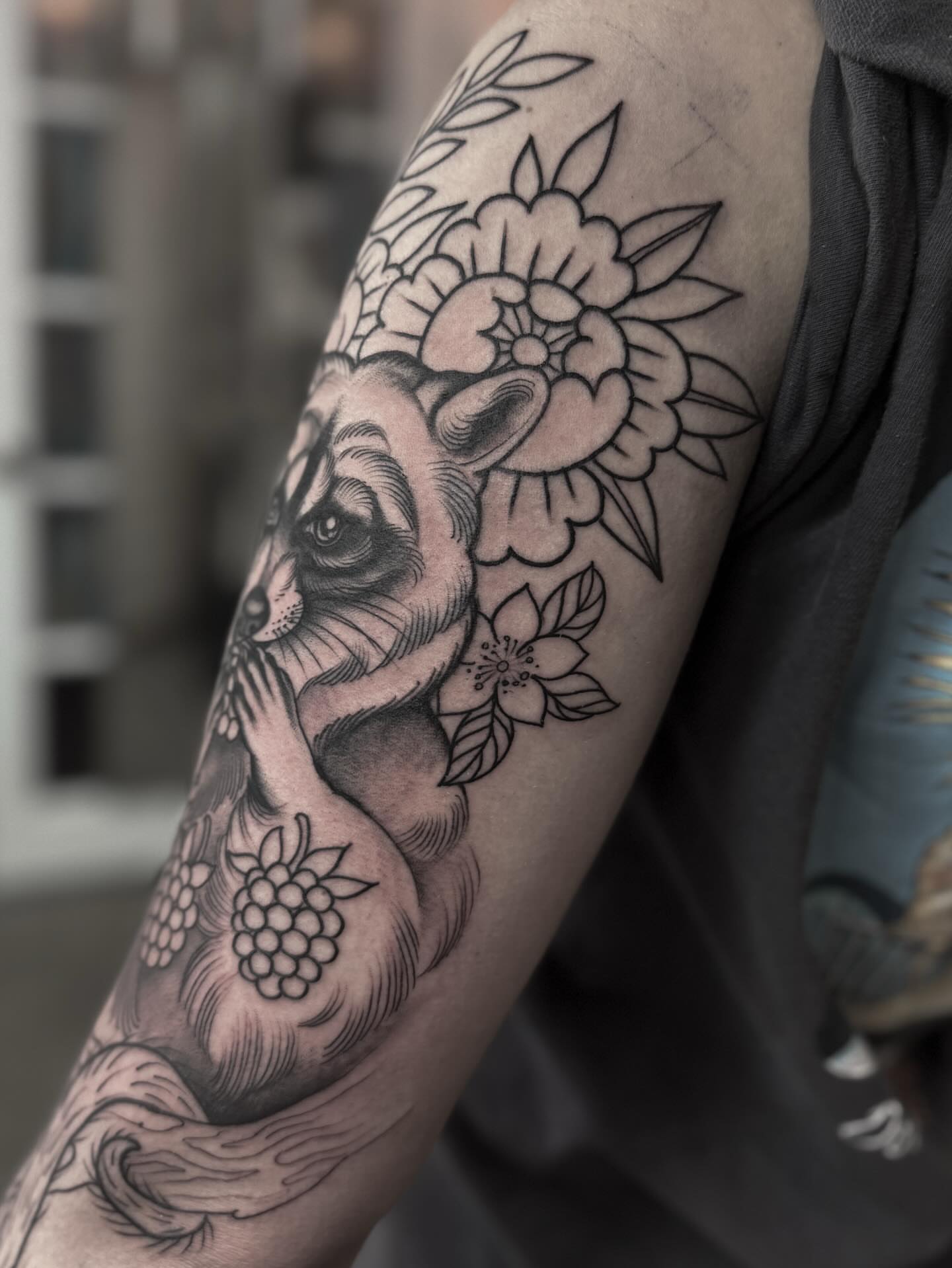 Tattoo by @tattoosbyanya β american_traditional, black_and_grey
