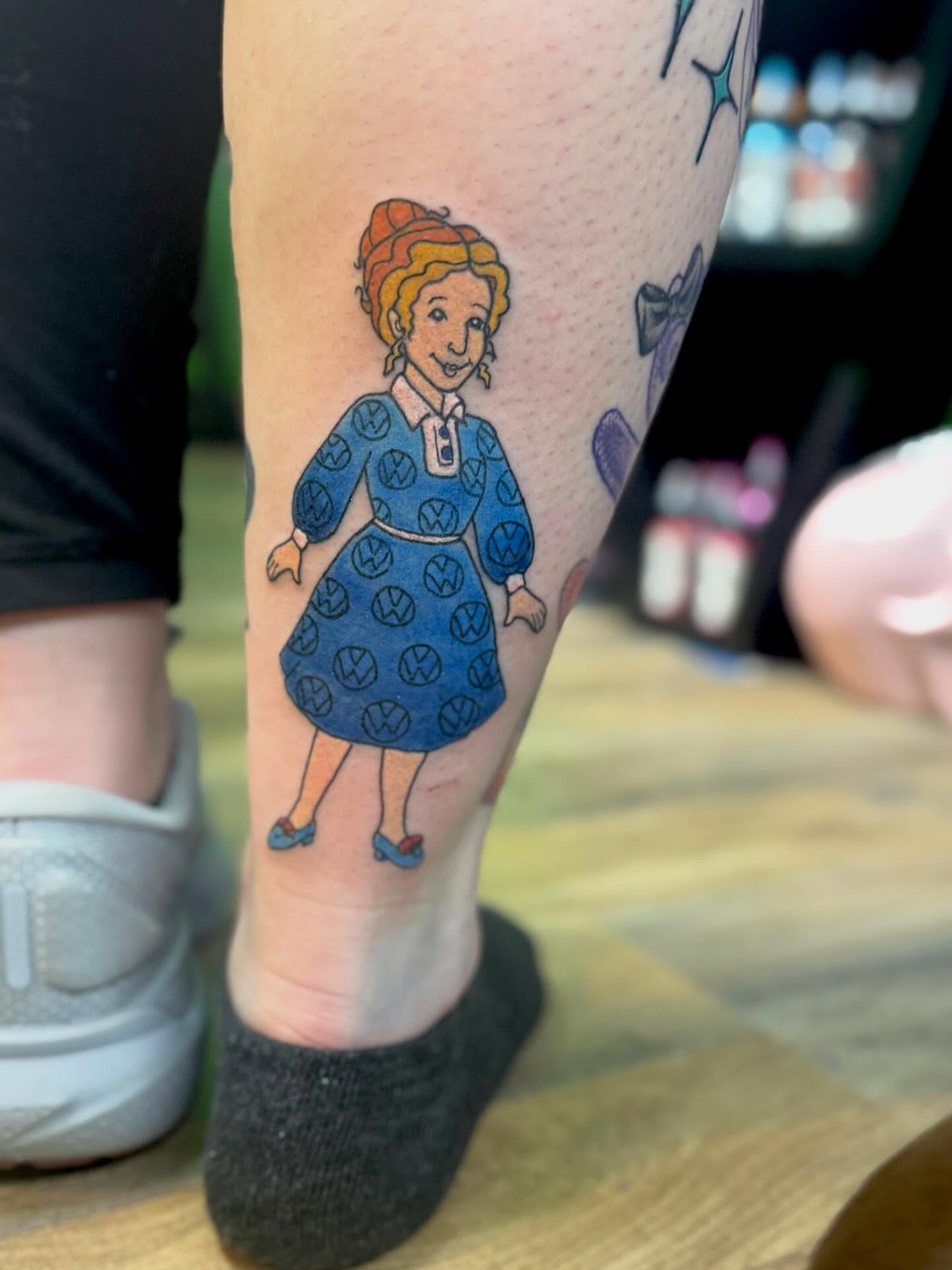 Tattoo by @batty_girl_tats — illustrative