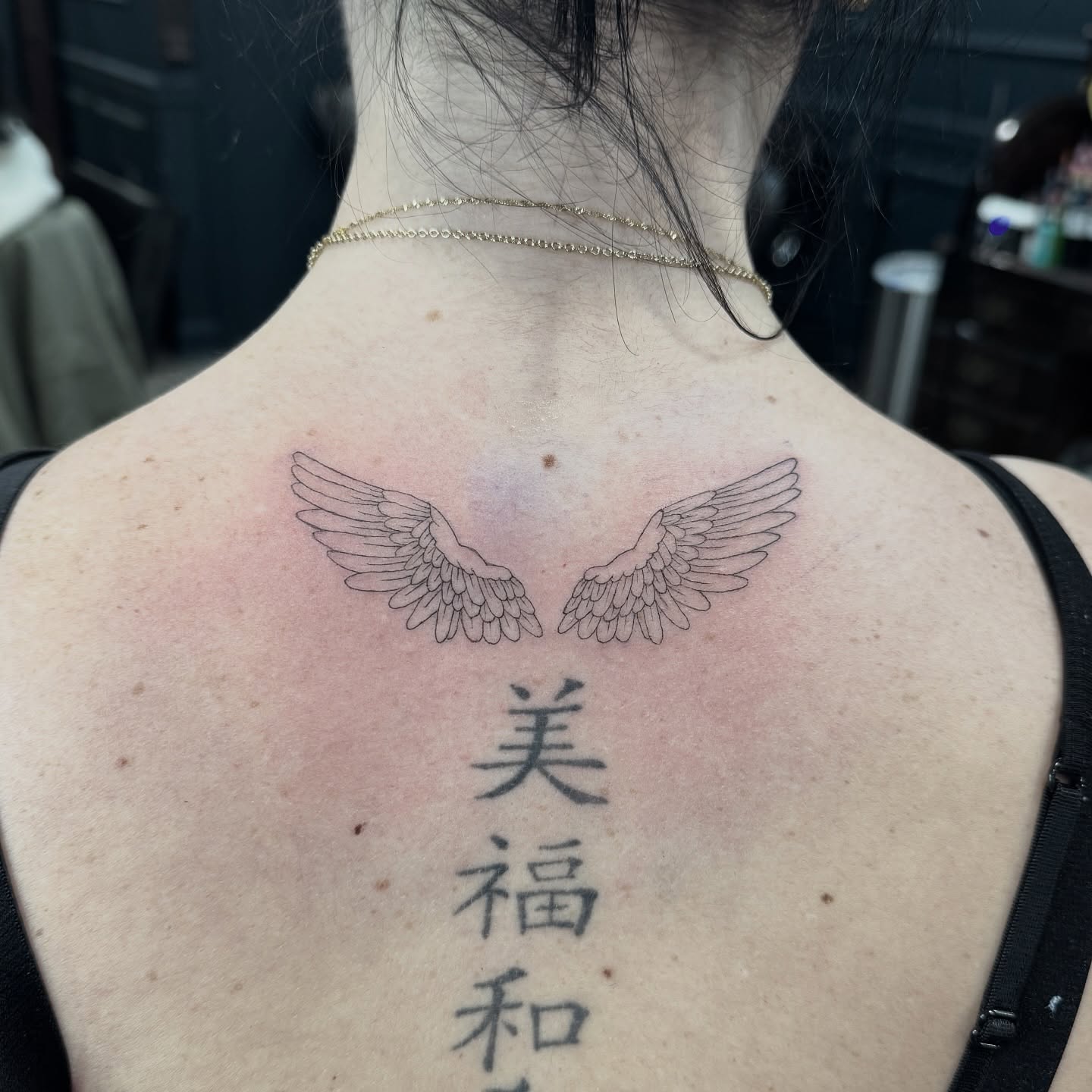 Tattoo by @madisonpaigedavenport — black_and_grey
