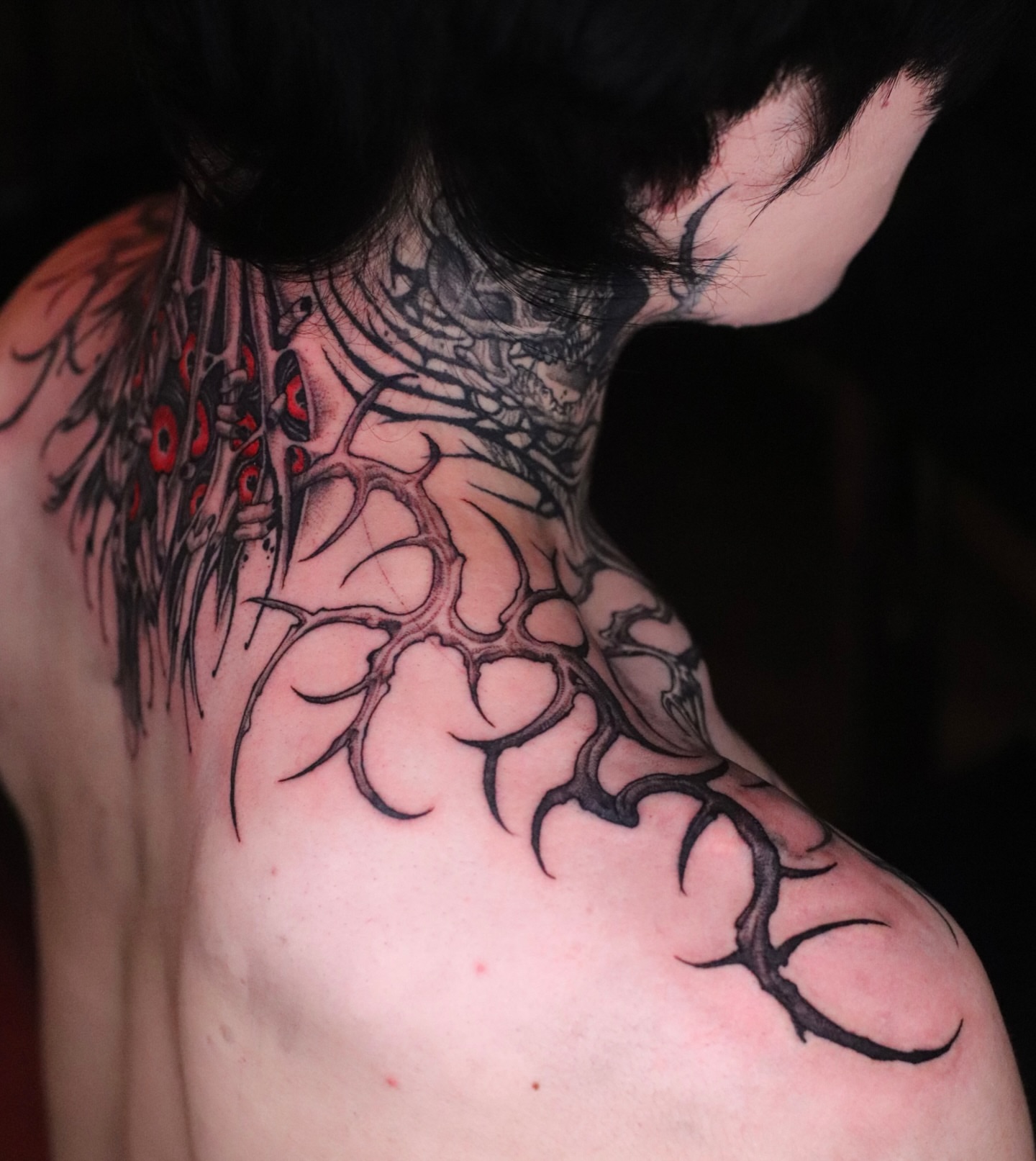 Tattoo by @tattooist_twoface — black_and_grey, geometric