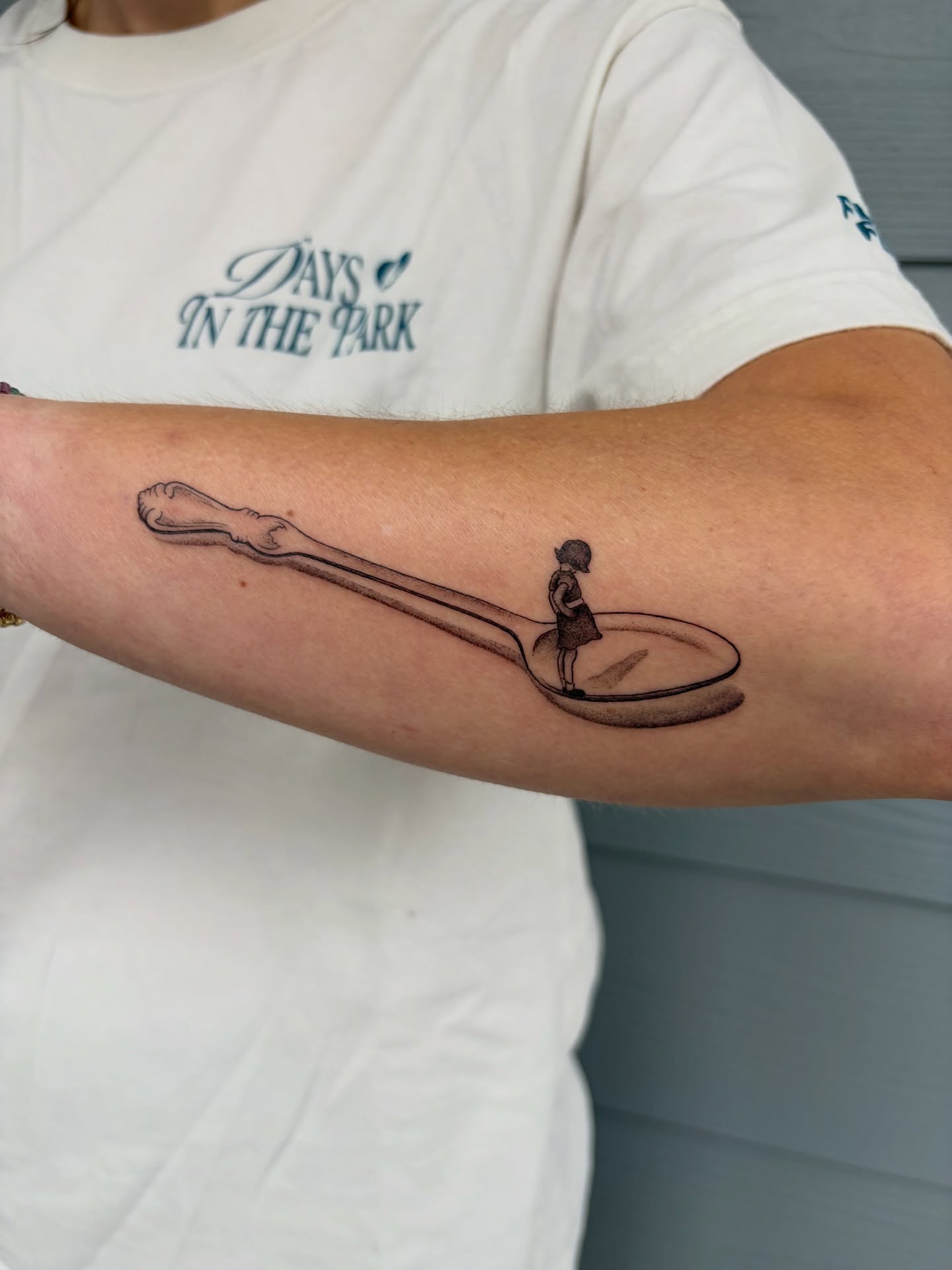 Tattoo by @inkbyhb — black_and_grey