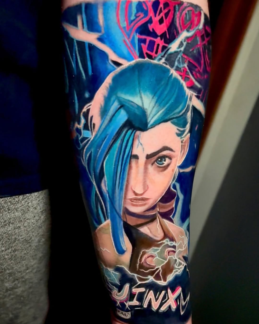 Tattoo by @brynbeer_official — realism, anime
