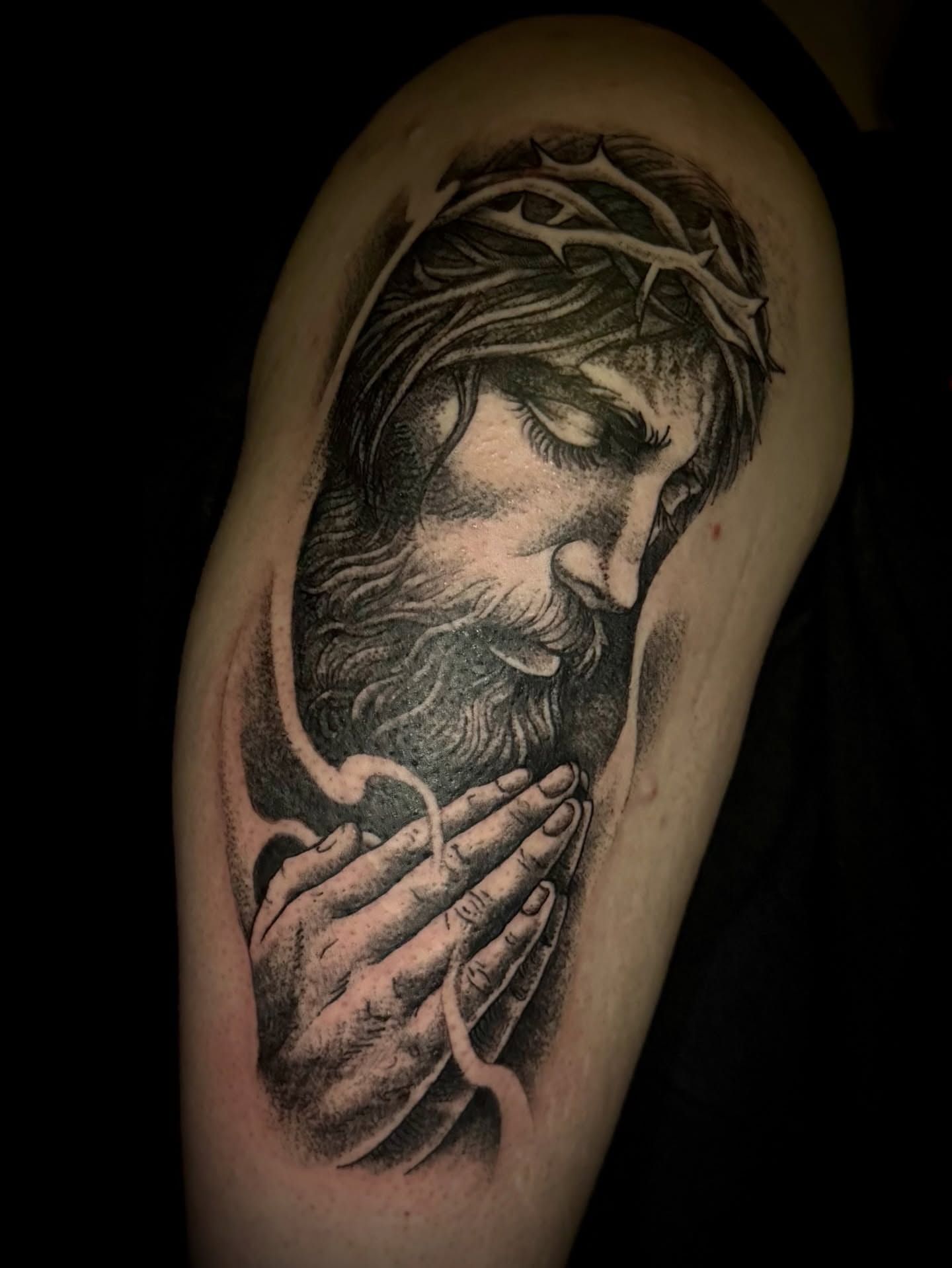 Tattoo by @weaponix — black_and_grey, realism