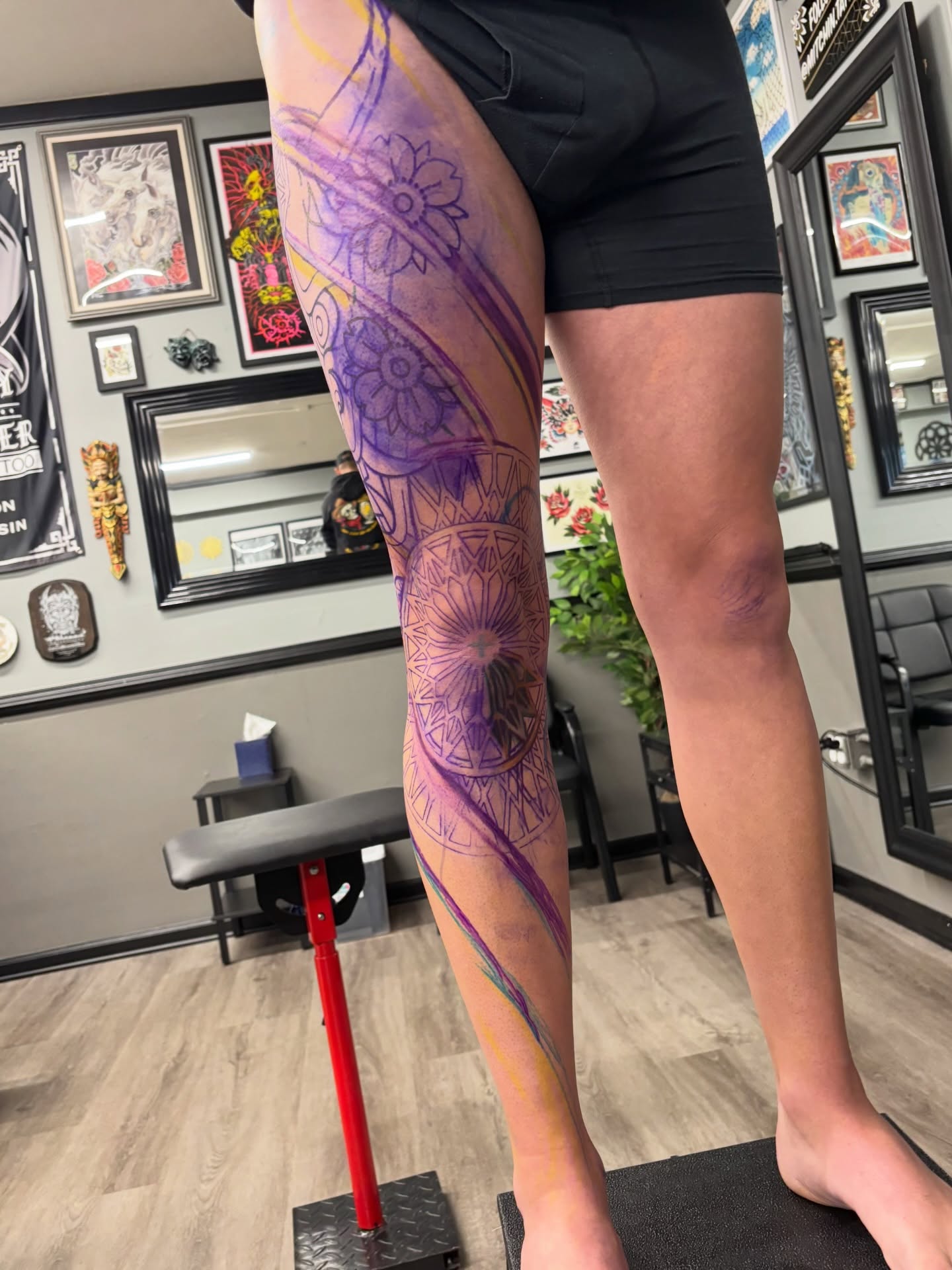 Tattoo by @mitchin.tattoos — geometric