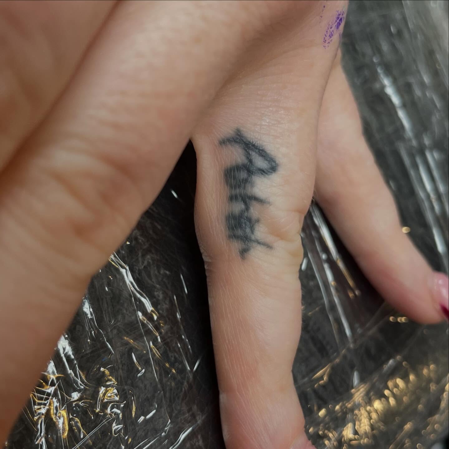 Tattoo by @almostmiketattoos_ — lettering_script