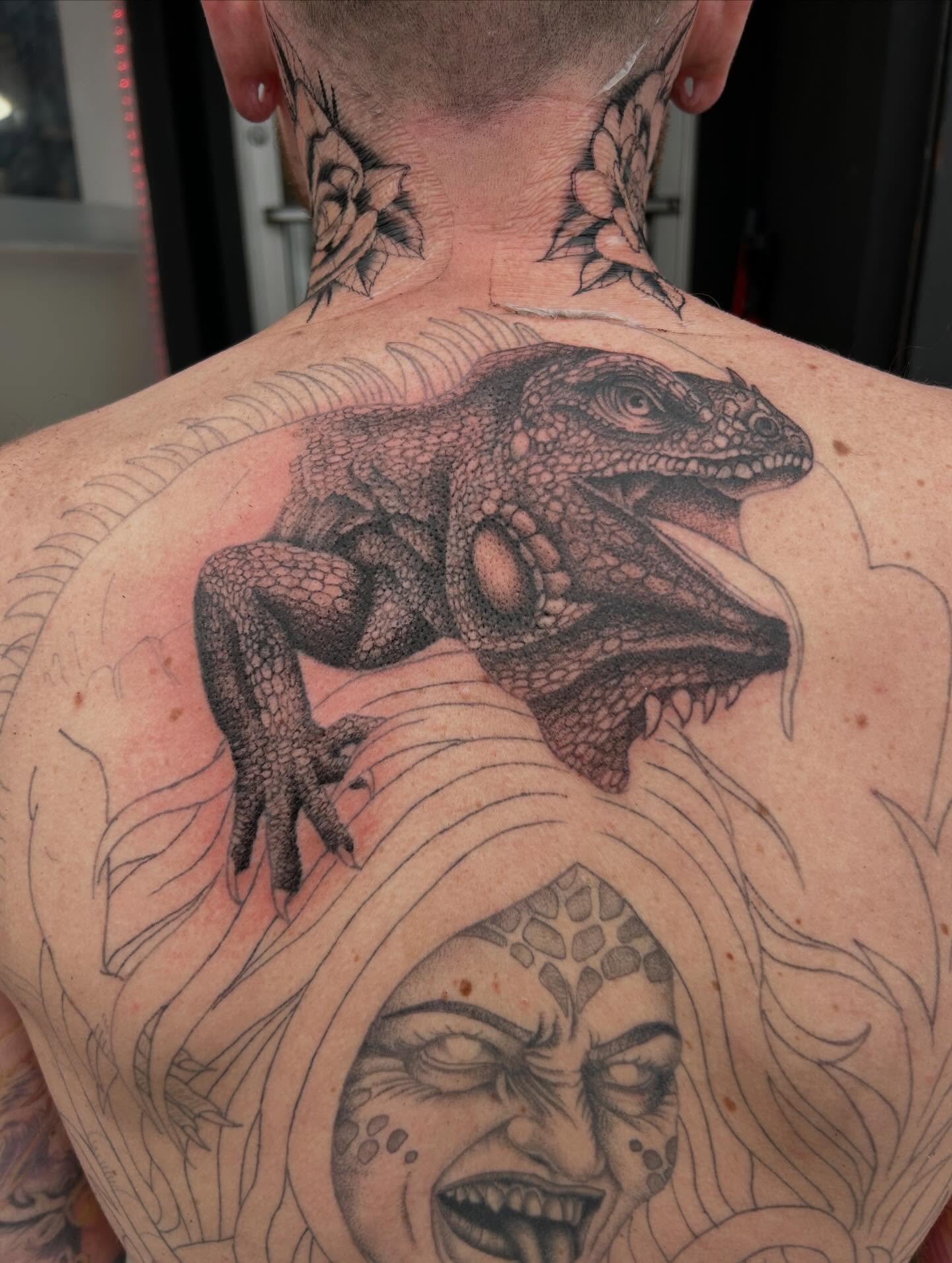 Tattoo by @shelbeaux — realism, black_and_grey