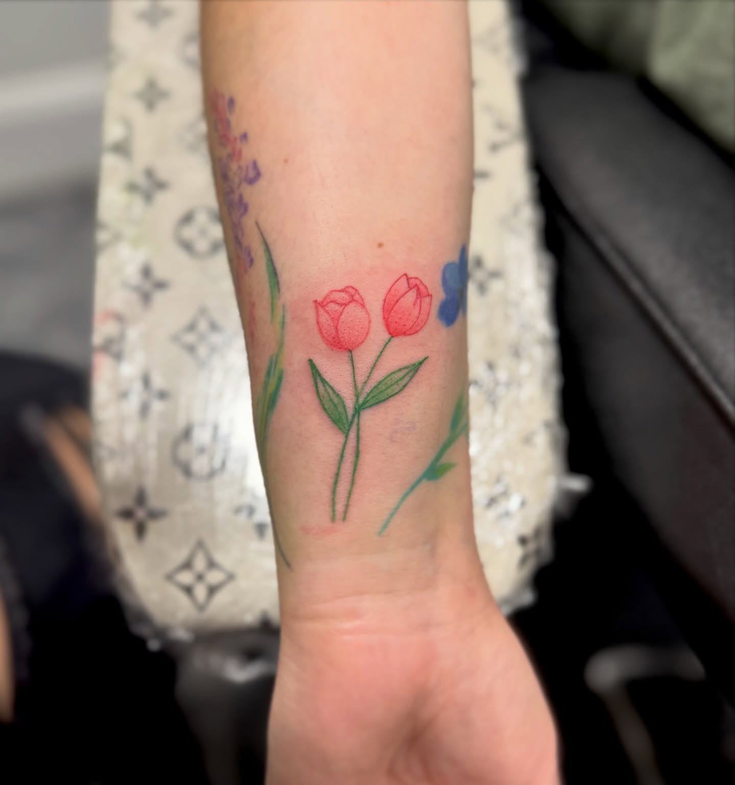Tattoo by @missmangokush — watercolor