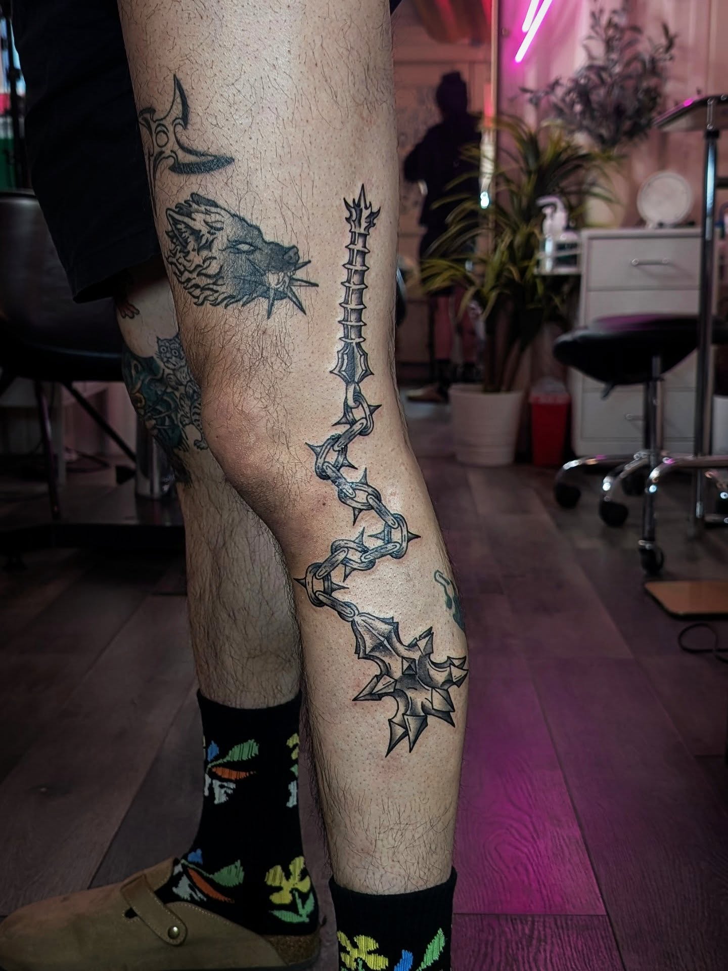 Tattoo by @elise_inks — black_and_grey
