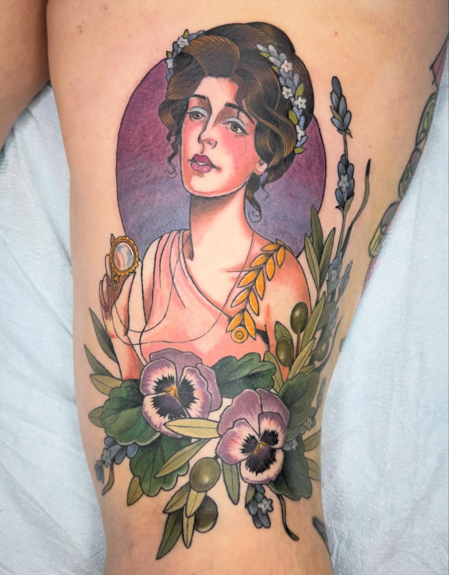Tattoo by @bisbytattoos — american_traditional, realism