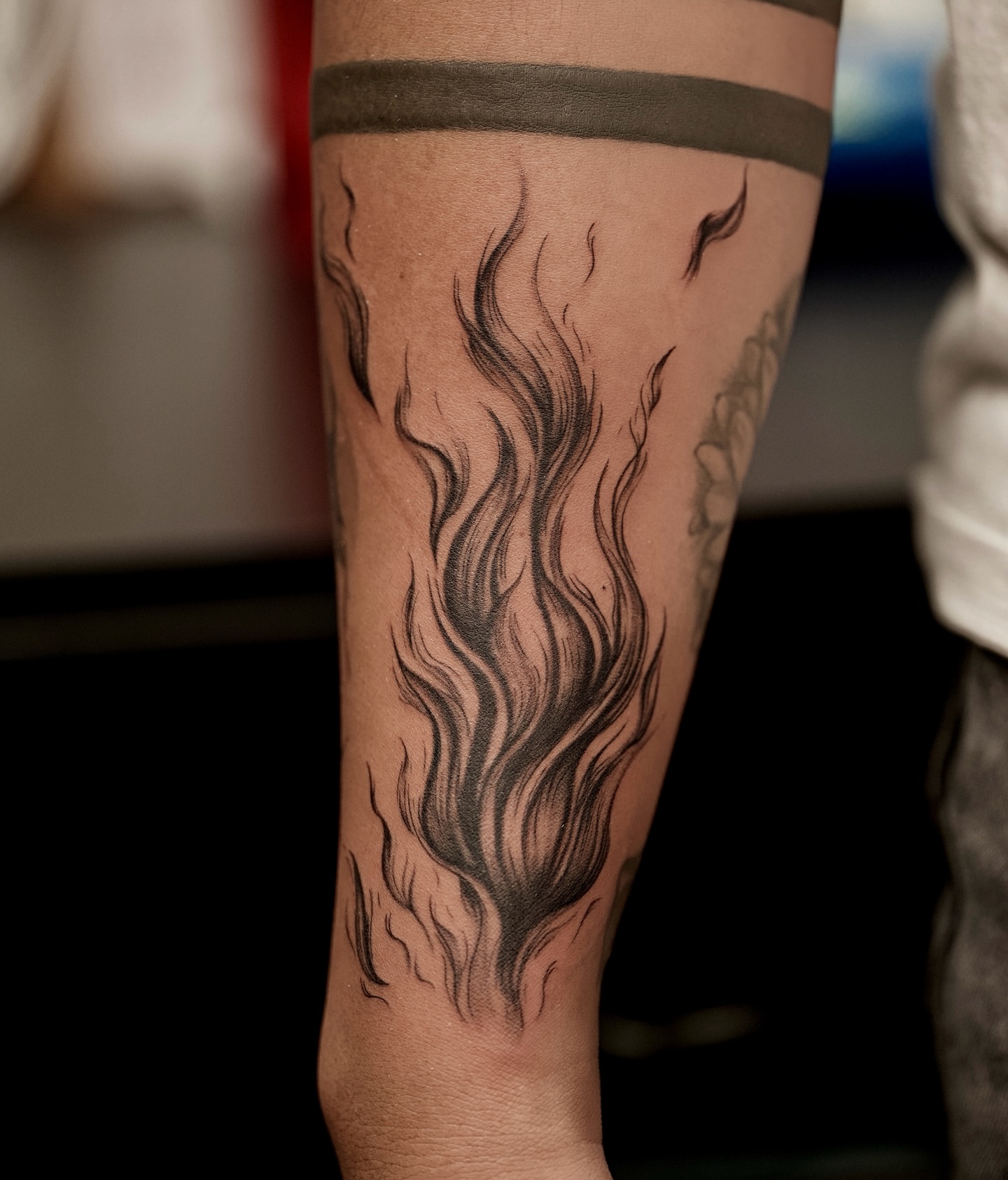 Tattoo by @d.w._modoink — black_and_grey
